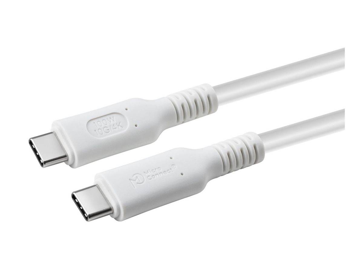MicroConnect USB-Kabel - USB-C (M) zu USB-C (M)USB 3.2 Gen 2 - 5 - 20 V - 5 A -