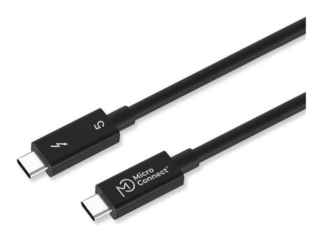 MicroConnect Premium - Thunderbolt-Kabel - USB-C (M)zu USB-C (M) - Thunderbolt 5