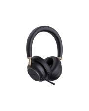 Yealink BH76 Plus Headset On-Ear / Fullsize Bluetooth kabellos aktive Rauschunterdrückung Adapter USB-A via USB-C Schwarz UC-zertifiziert