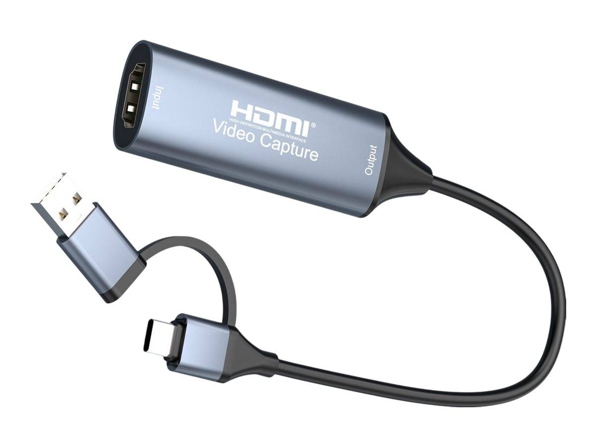 MicroConnect Videoadapter - USB-C, USB männlichzu HDMI weiblich - Schwarz -