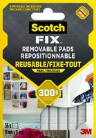 3M Fix REMOVABLE PADS doppelseitige Klebepads für max.