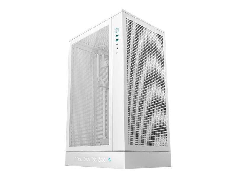 DeepCool CH270 DIGITAL White | PC-GehäuseMini-Tower für Mini-ITX, microATX