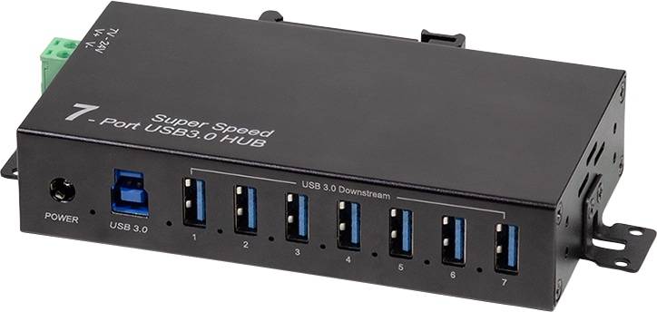 LOGILINK USB-Hub UA0444 7-Port Industrie