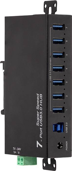 LOGILINK USB-Hub UA0444 7-Port Industrie