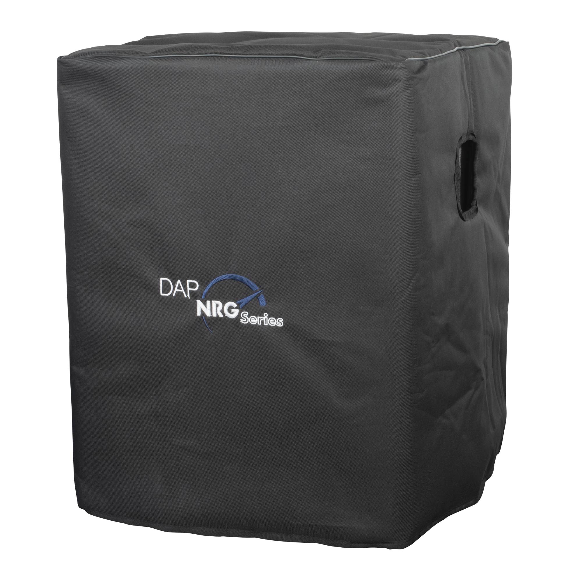 Eine schwarze Schutzabdeckung mit dem Text „DAP NRG Serie