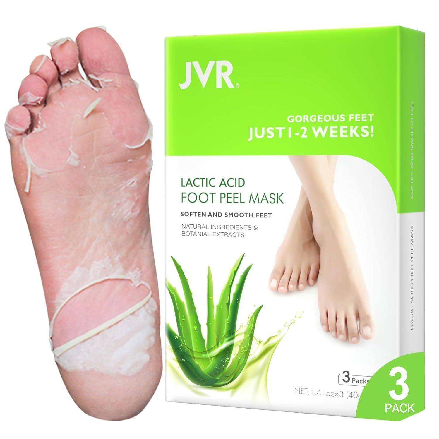 Milchsäure Fußmaske 3 Paar Hornhautentferner Hornhaut Socken fußpflege