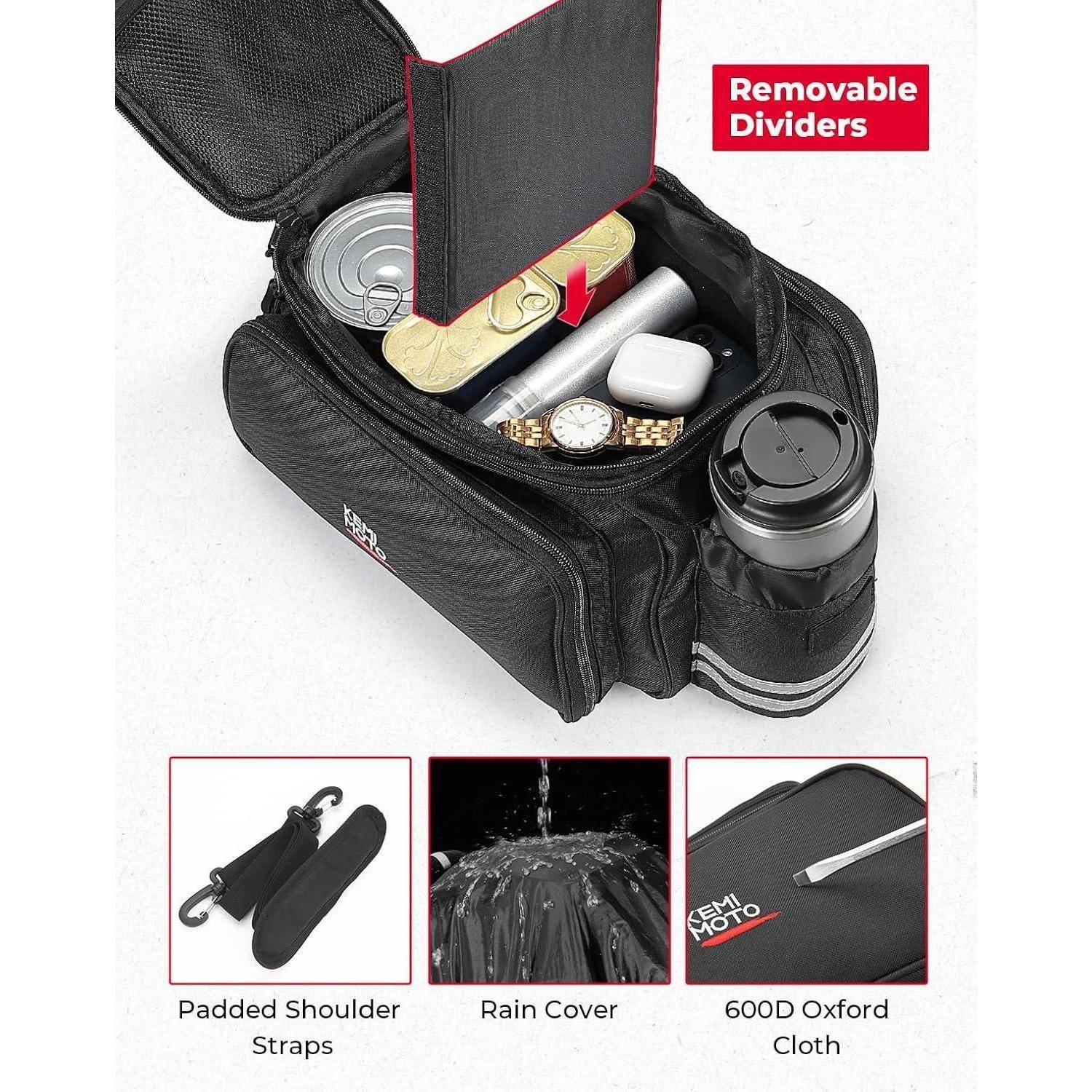 3 IN 1 Gepäckträgertasche 20L wasserdicht Fächer Tragegriff