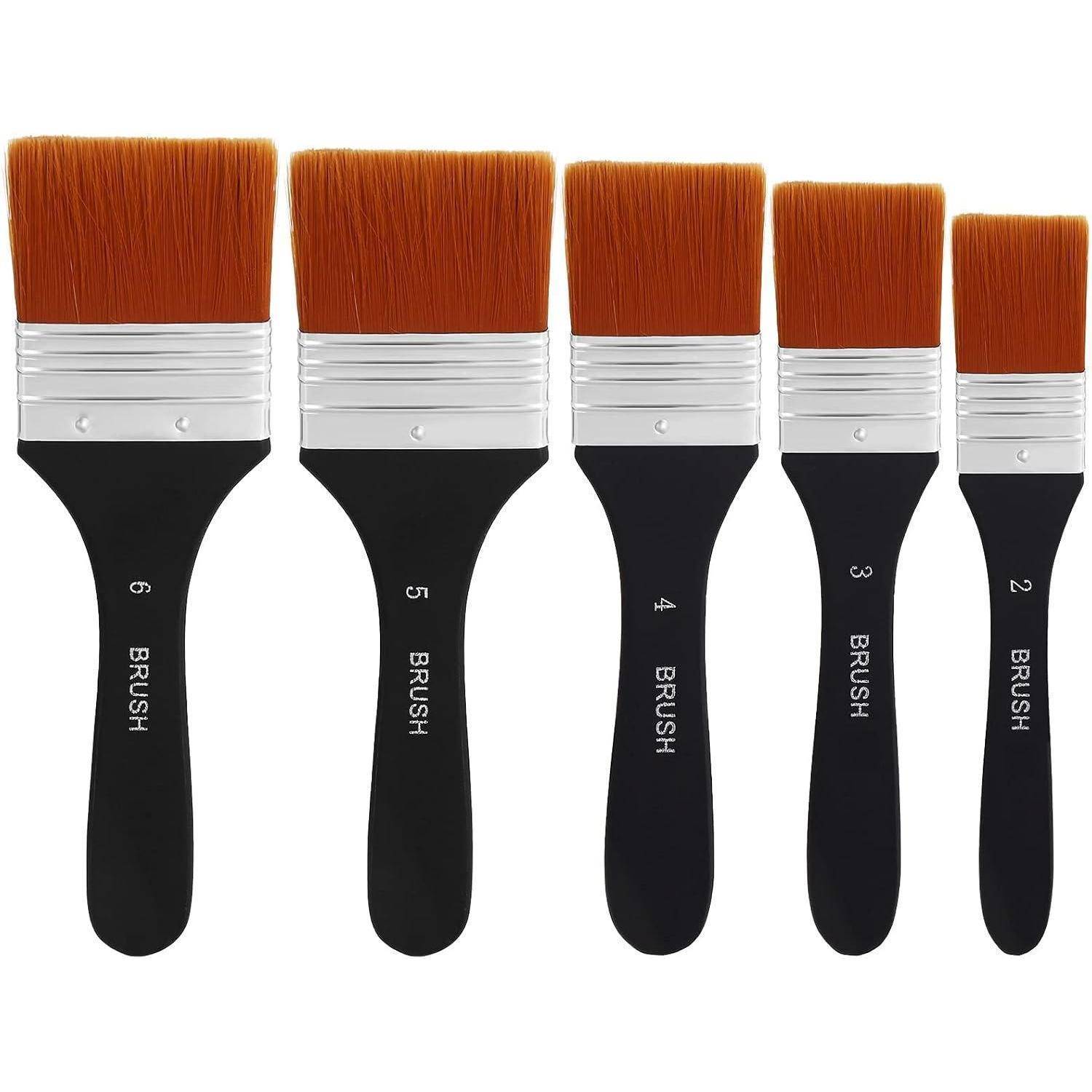 Aquarell Acrylpinsel Pinselset Nylonbürste Malpinsel Set Ölfarben