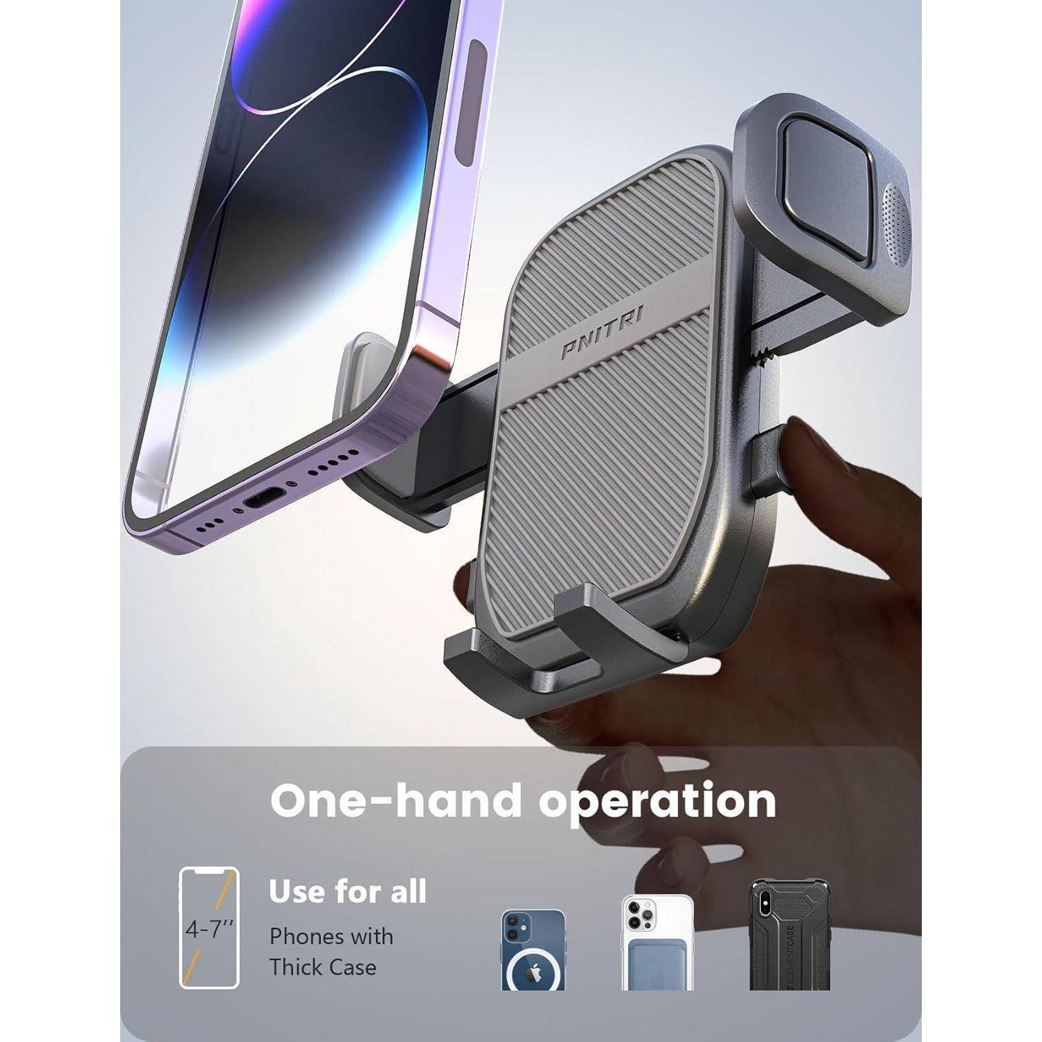 Handyhalterung Auto Lüftung 360° Drehbar KFZ Halterung Hakenclip Beine