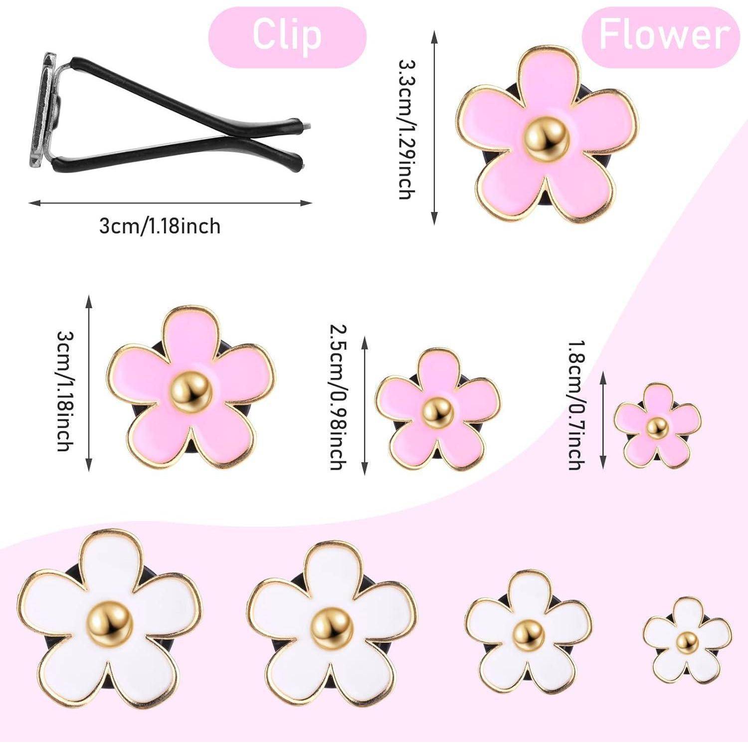 8er Set Gänseblümchen Auto Lufterfrischer Clip Aromatherapie