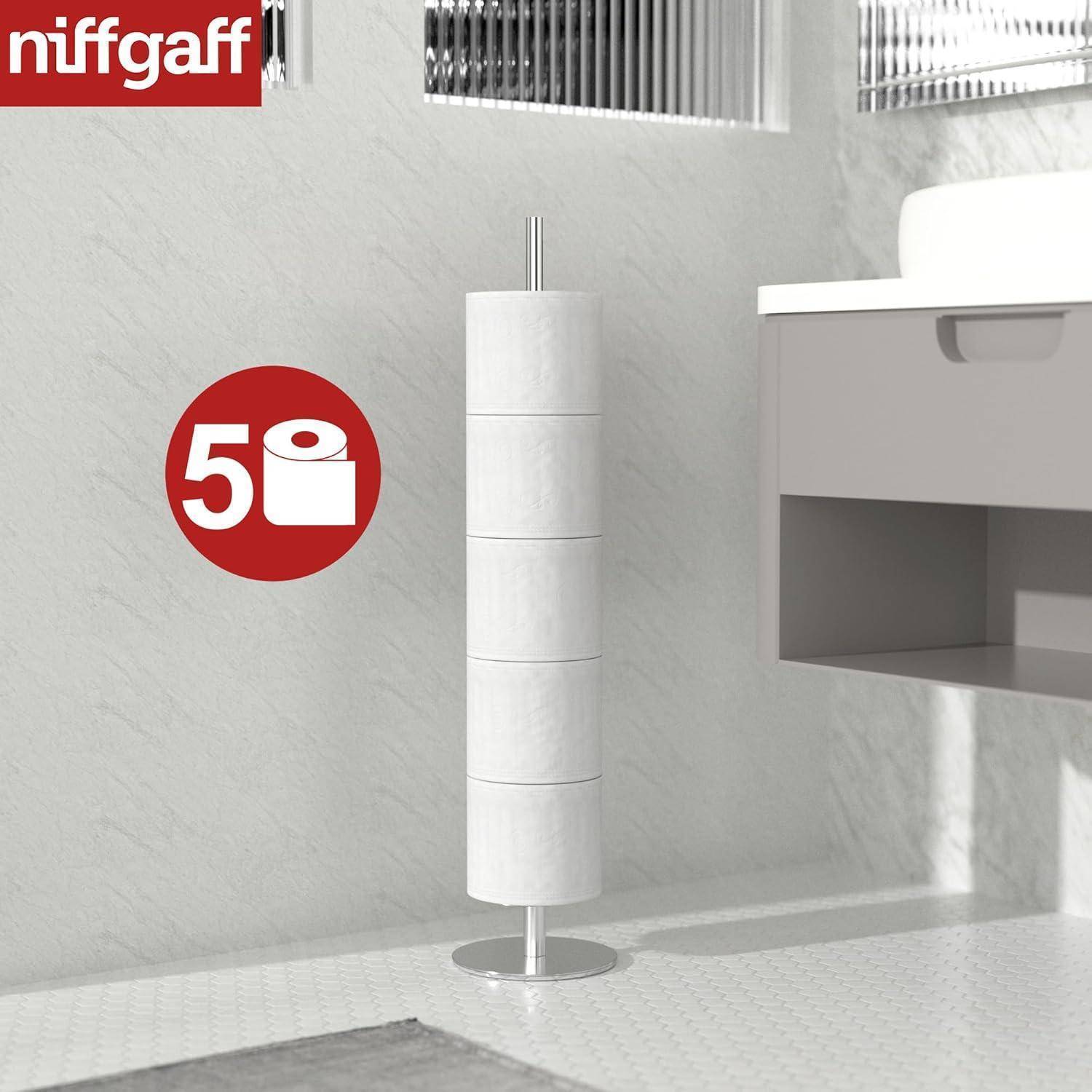 Toilettenpapierhalter Stehend Edelstahl Rostfrei Freistehend Matt Bad