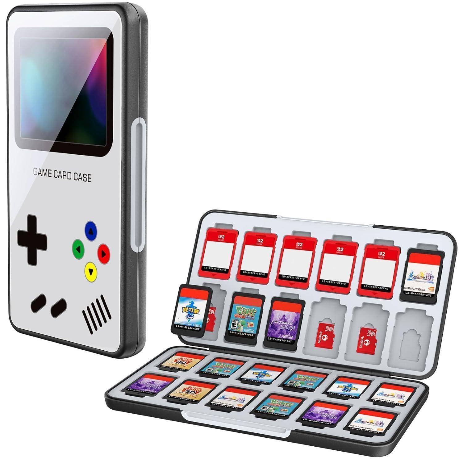 Aufbewahrungsbox für Switch Game Card, Schutzhülle OLED Memory Card