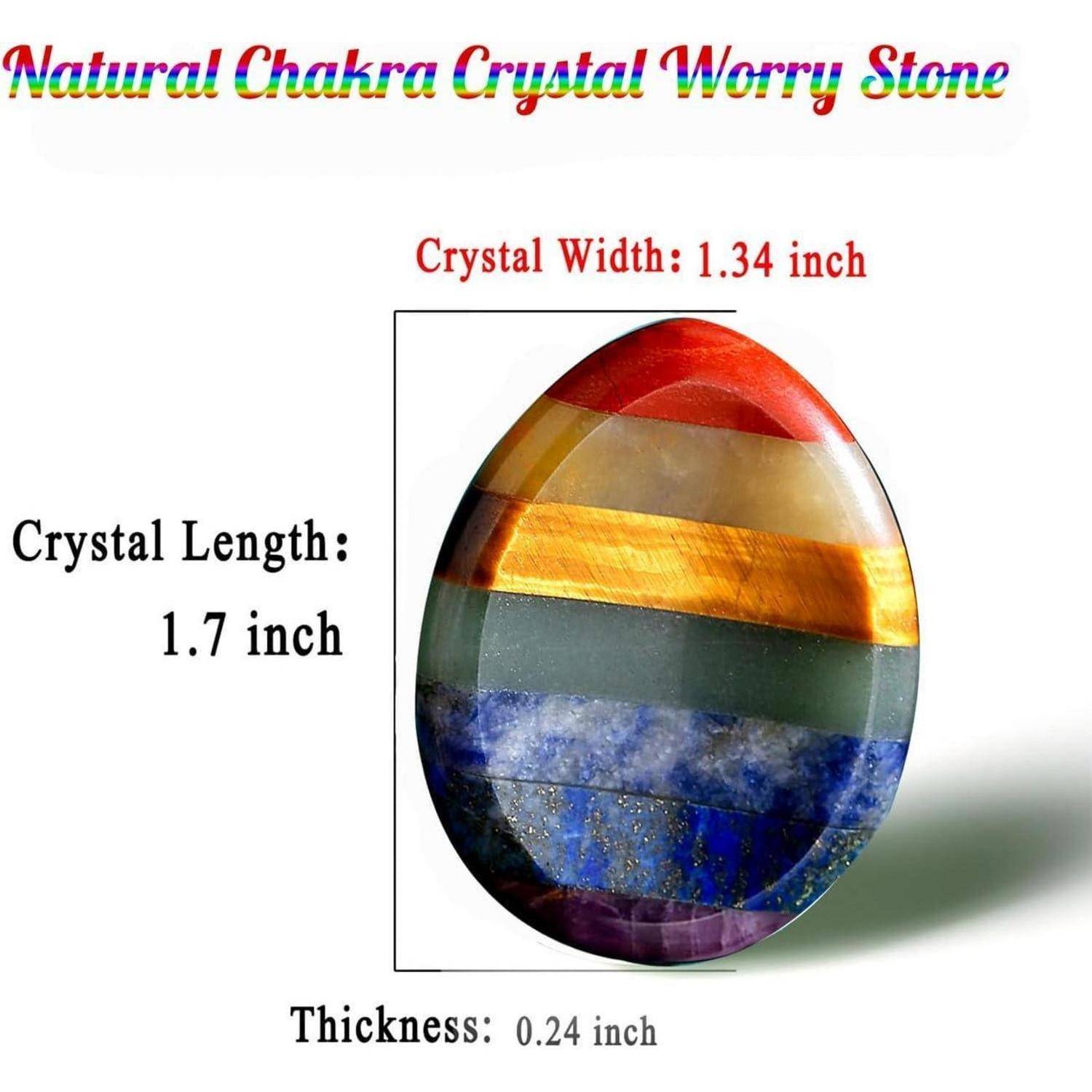 Kristalle Sorgenstein Chakra Handschmeichler Edelsteine Massagestein