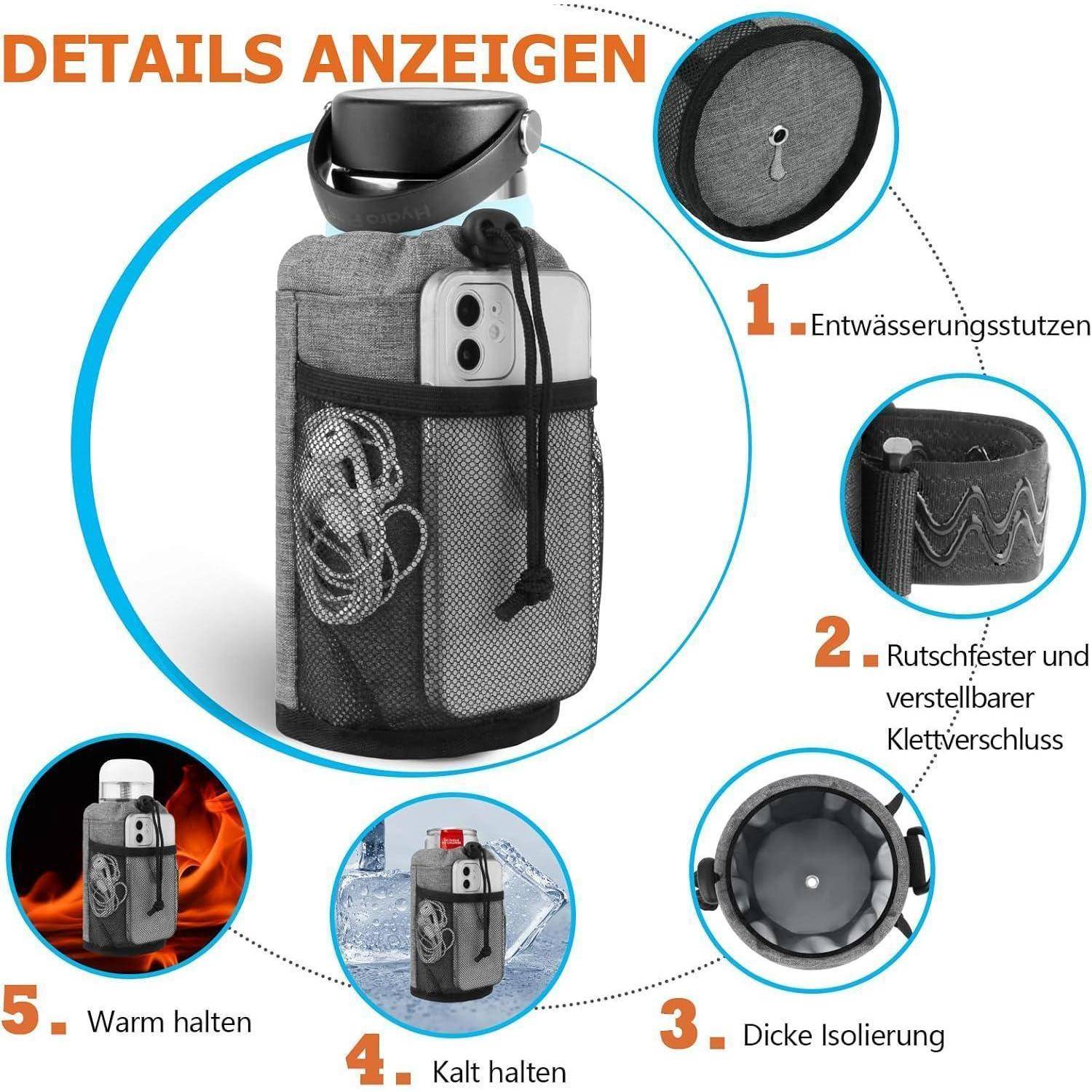 Fahrrad Flaschenhalter 24oz Getränkehalter Isoliert