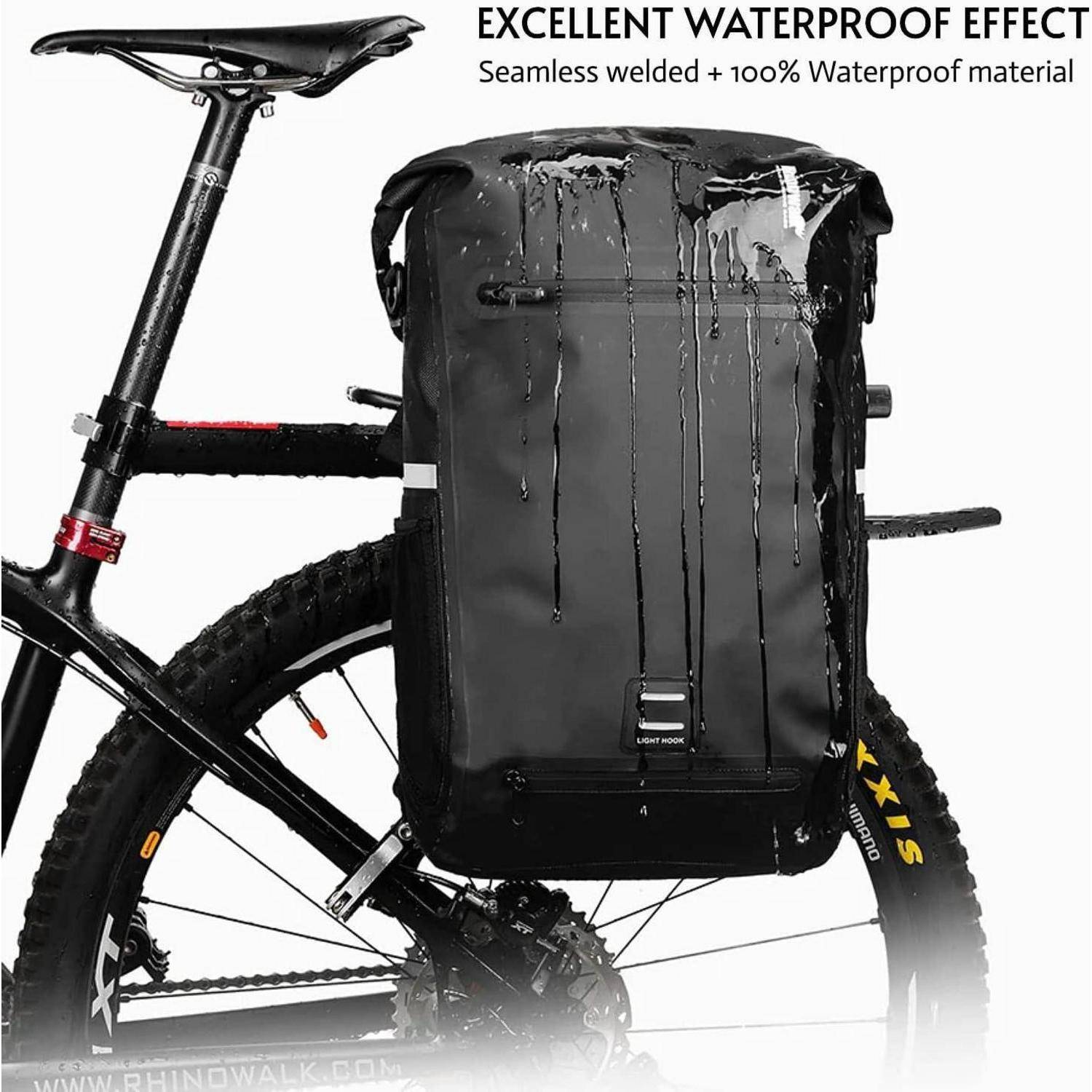 3-in-1 Multifunktional Wasserdichte Fahrradtasche Gepäckträger 22-25L