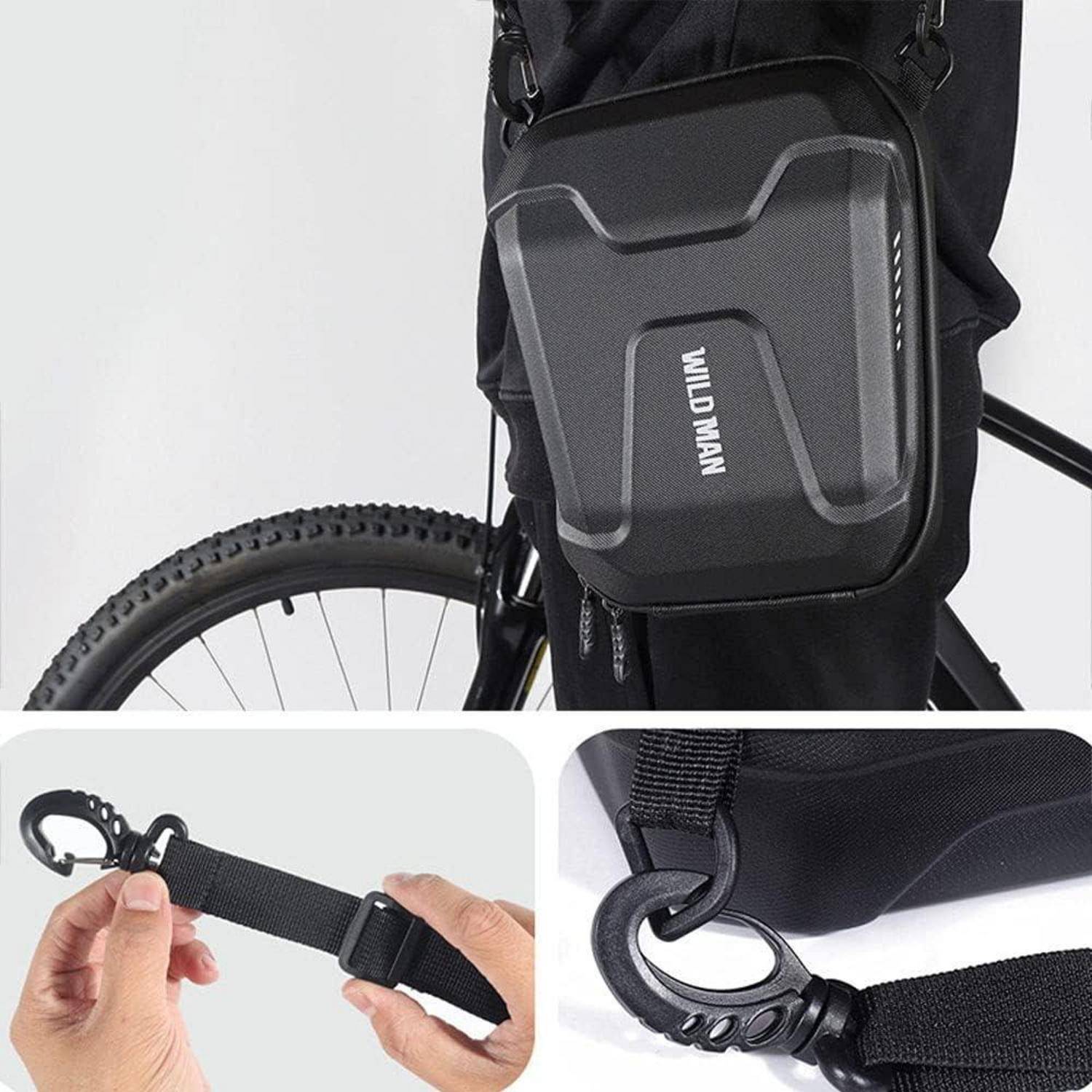 Fahrrad Lenkertasche wasserdichte Eva Hartschale 3L multifunktional