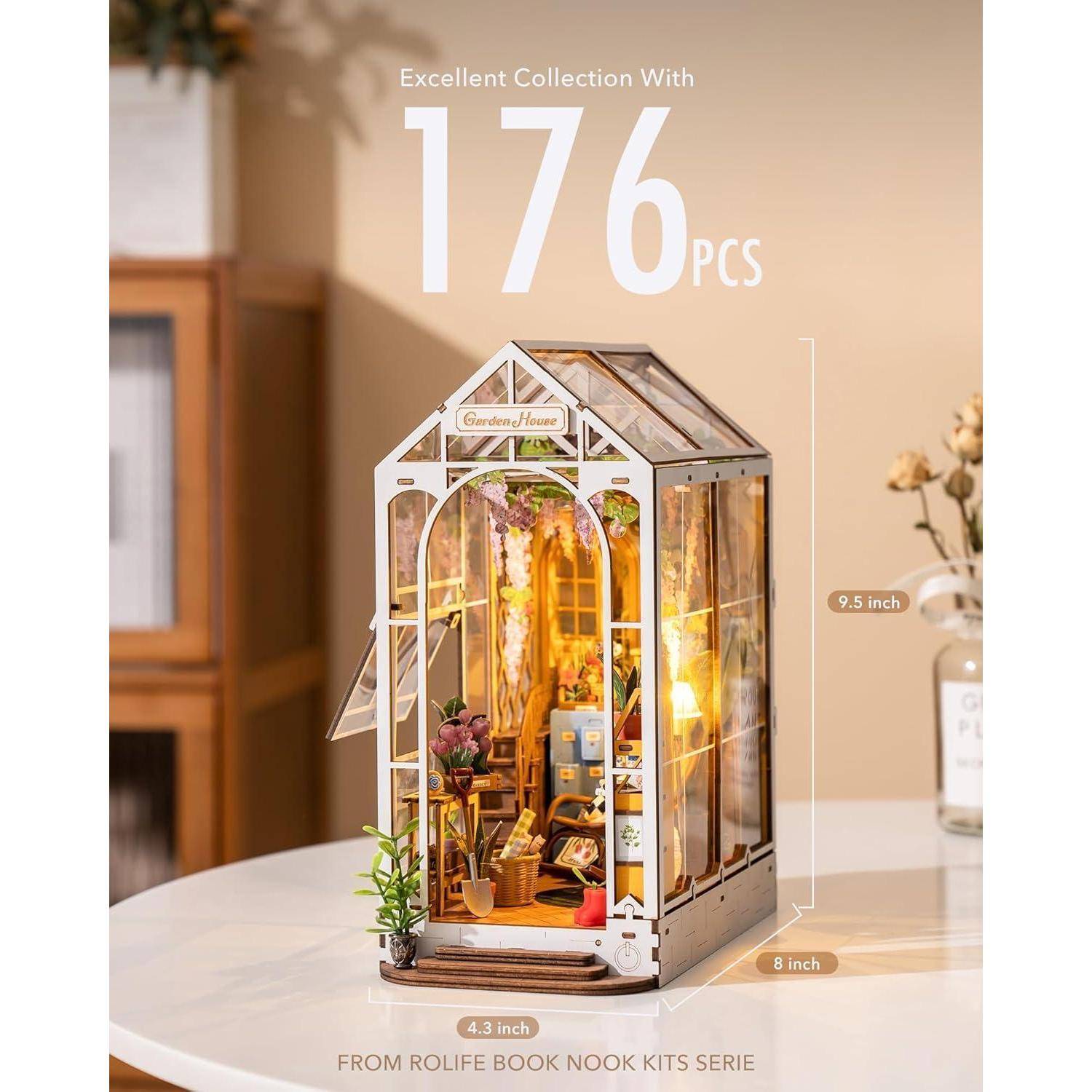 Rolife Book Nook Kit DIY Miniatur Haus 3D Holz Puzzle