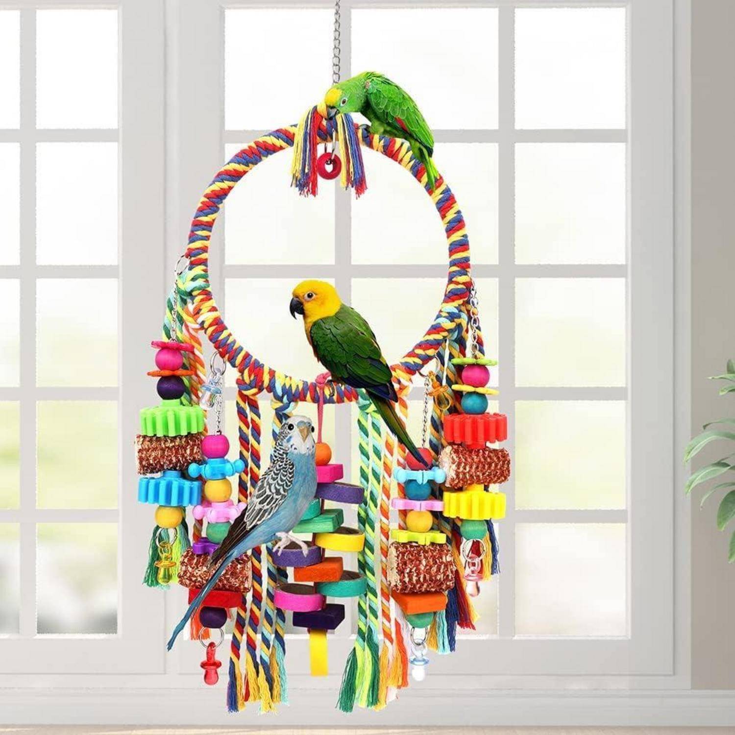 Vogelspielzeug für kleine Vögel mit