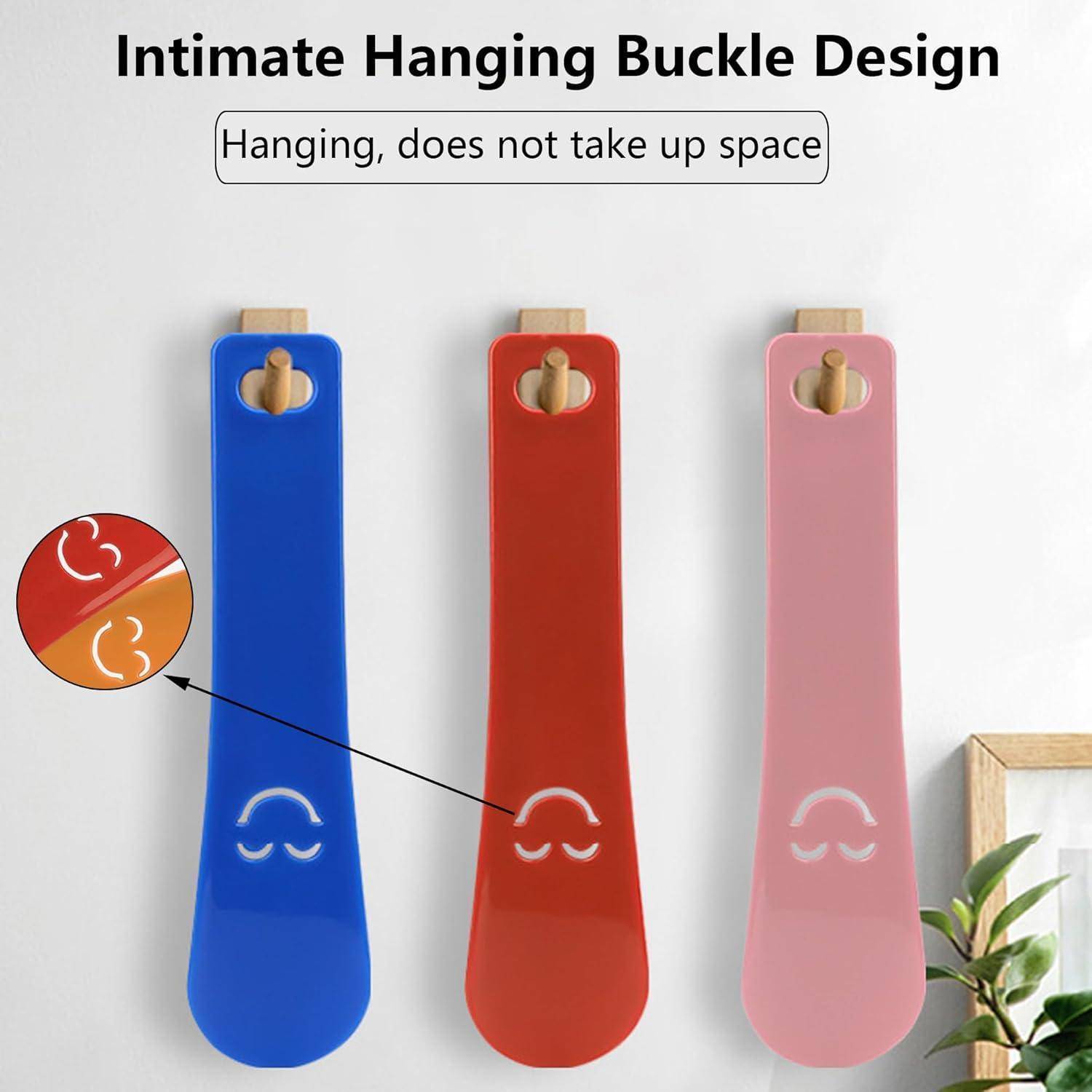 5er Set Mini Schuhlöffel Kunststoff 3.7 * 15cm für Männer Frauen