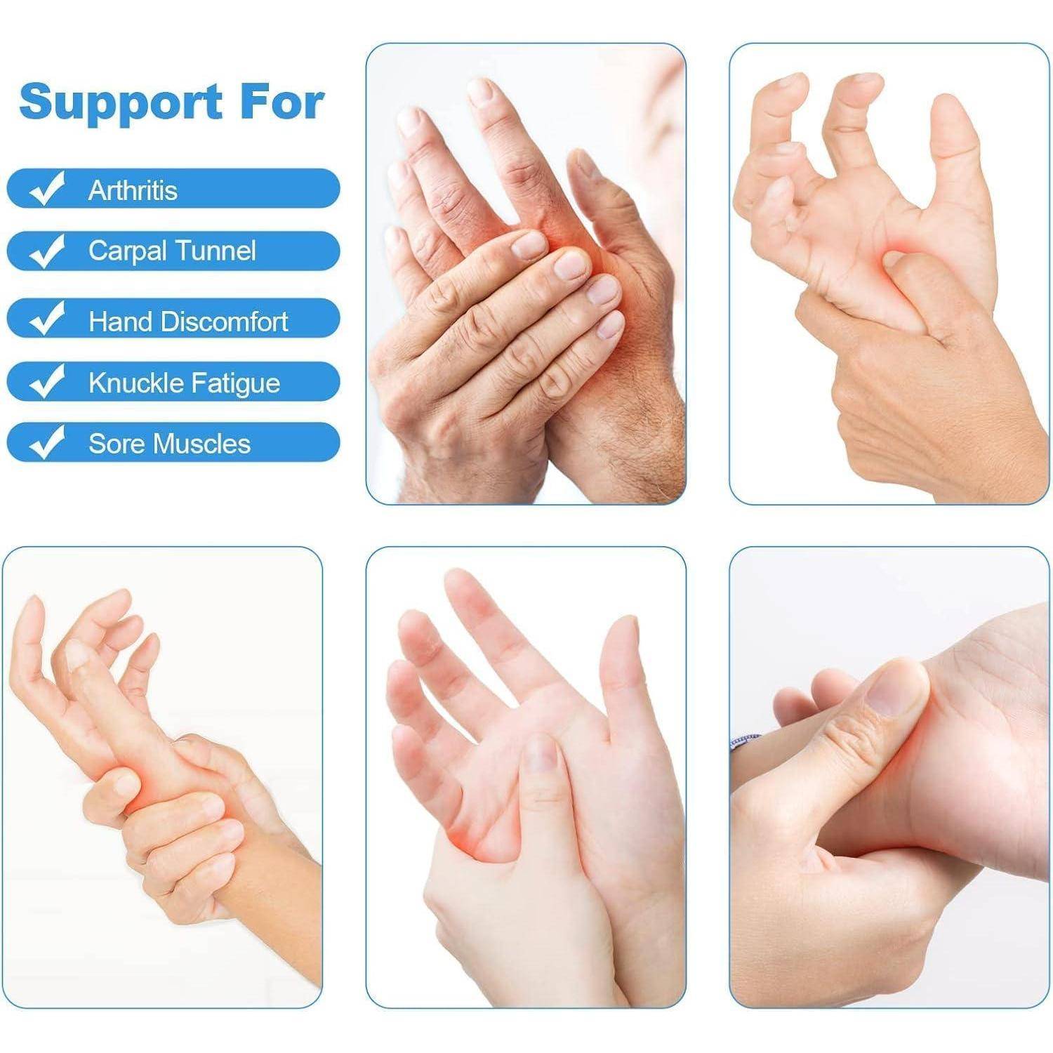 Arthritis Kompressionshandschuhe Fingerlose Schmerzlinderung Arthrose