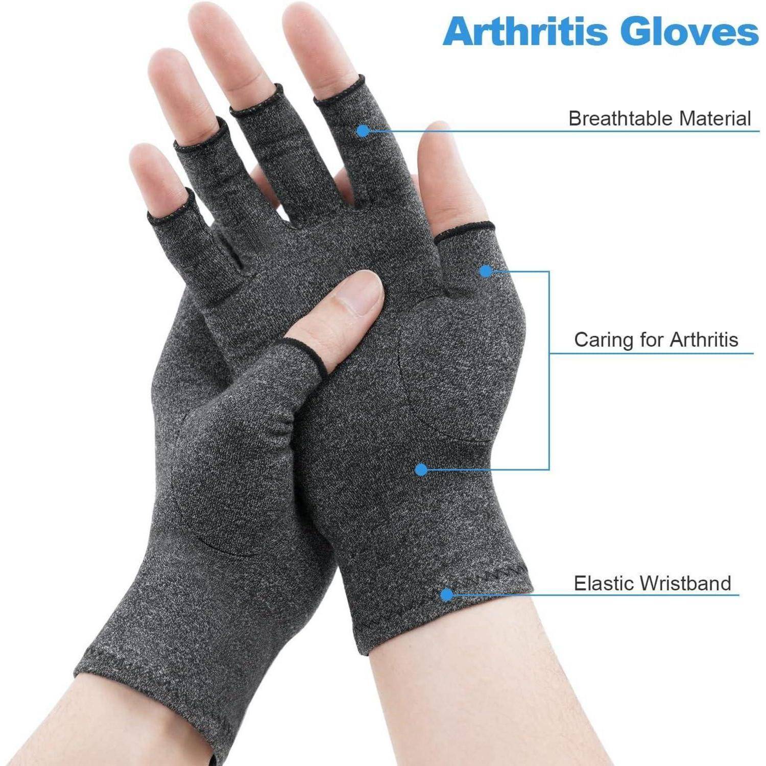 Arthritis Kompressionshandschuhe Fingerlose Schmerzlinderung Arthrose