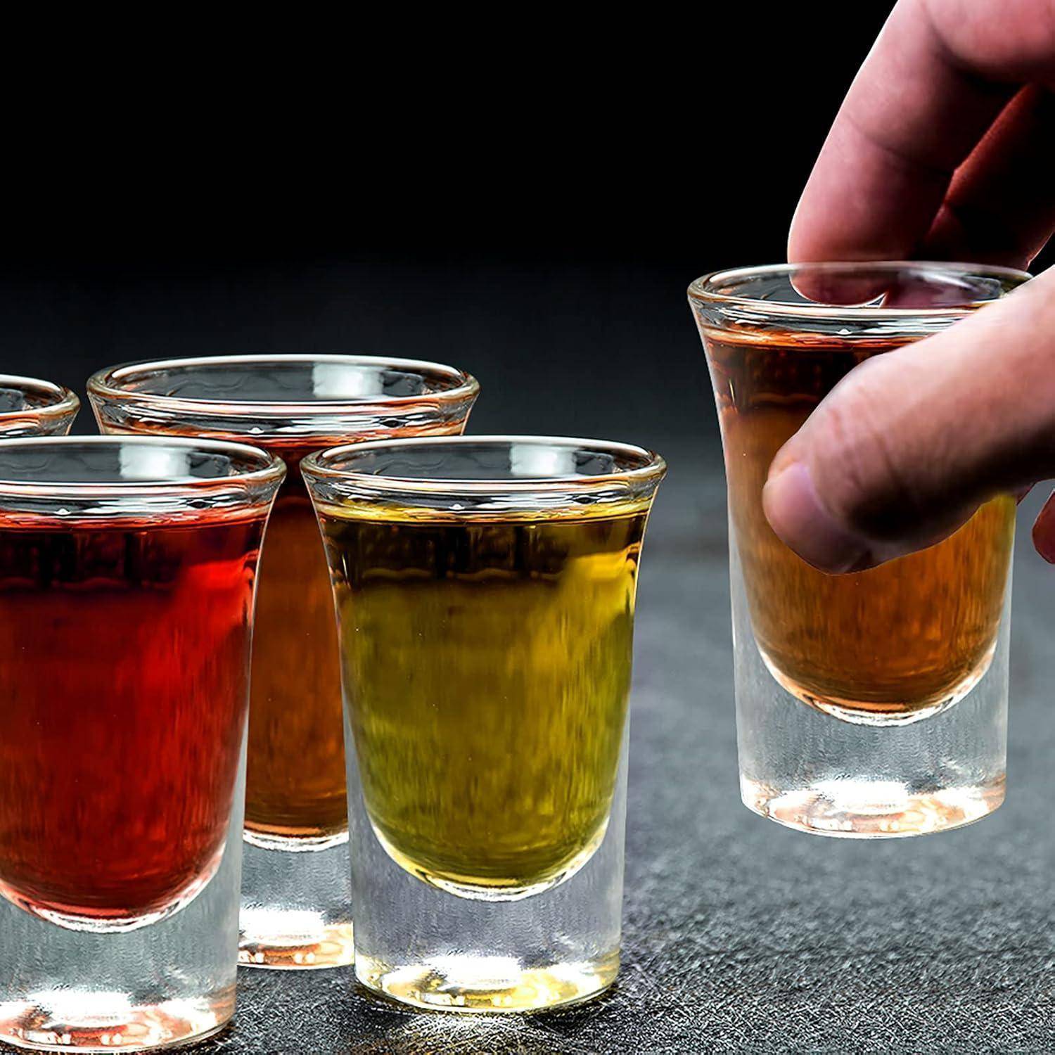 Schnapsglas-Set 12-teilig Kristallglas 30ml Likör Schnaps Wodka Rum