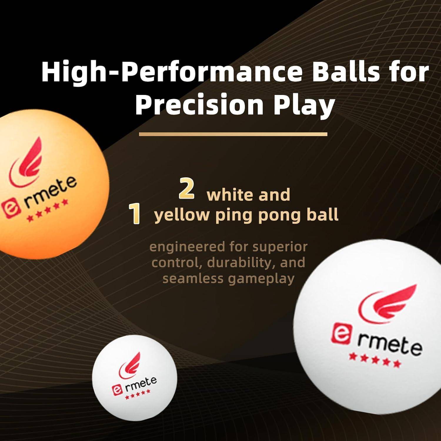 Tischtennis Set Profi 2 Schläger 3 Bälle Tragetasche - Ideal für