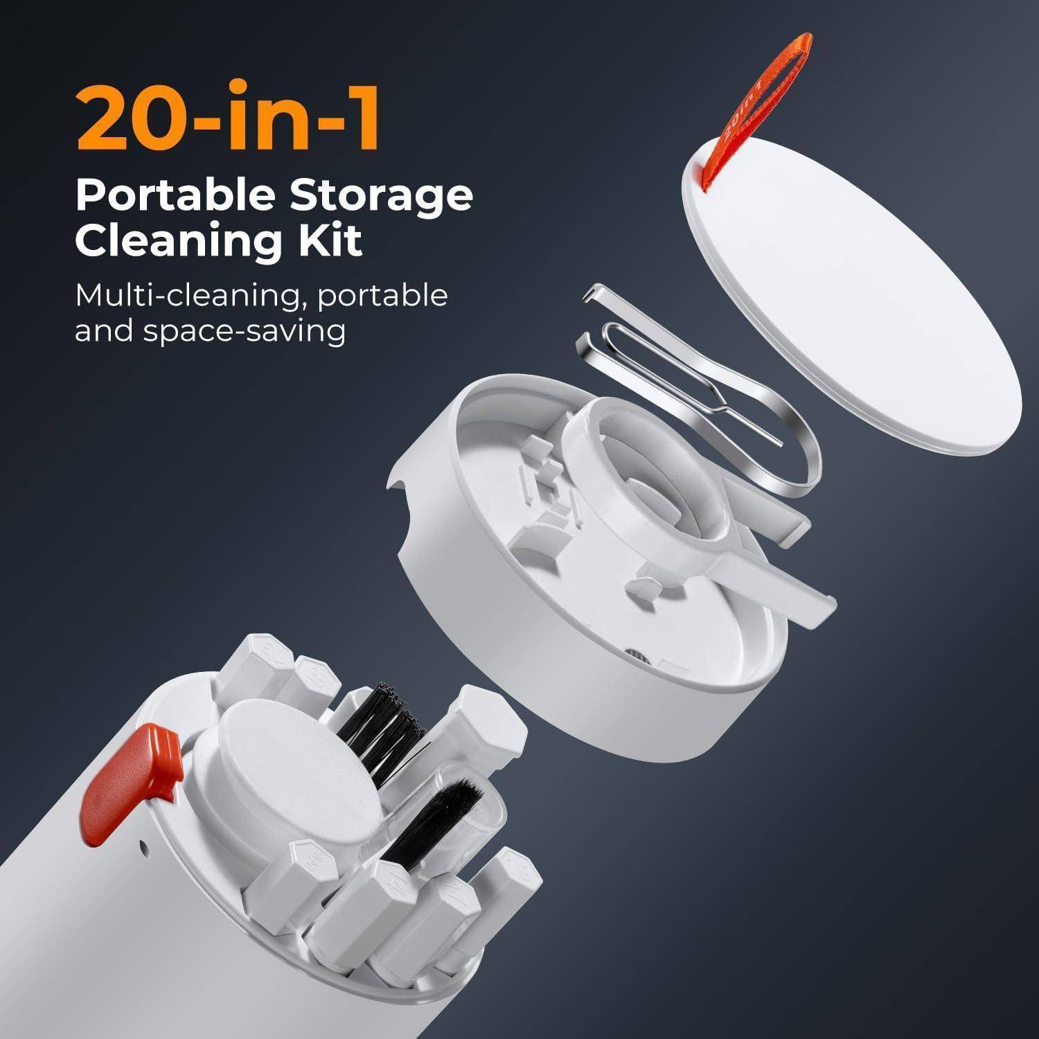20-in-1 PC Reinigungsset Zubehör für Elektronik Airpods Laptop Handys