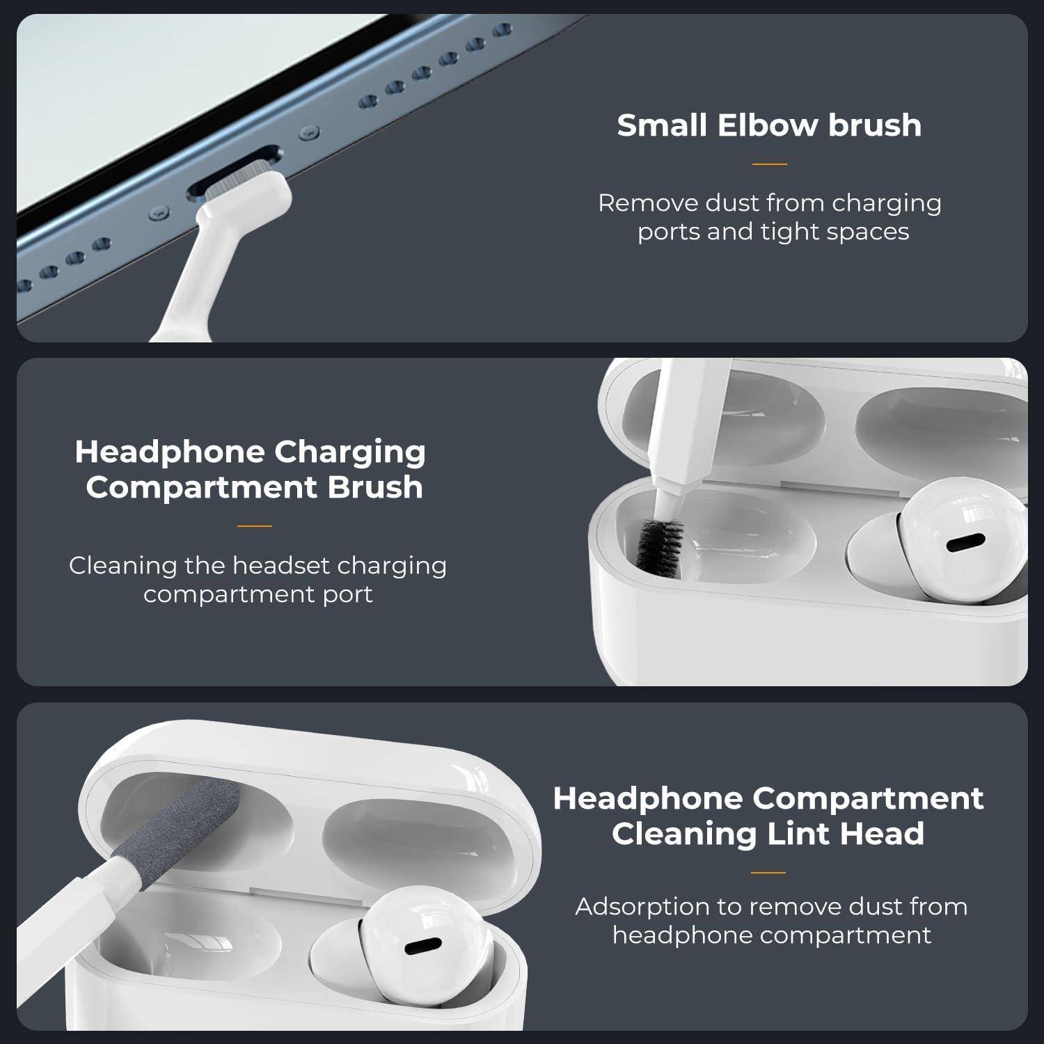 20-in-1 PC Reinigungsset Zubehör für Elektronik Airpods Laptop Handys