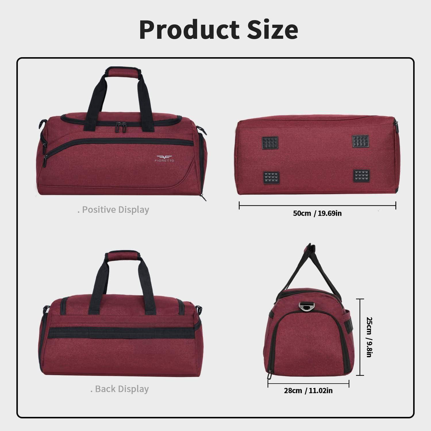 35L Sporttasche & Reisetasche Damen Herren Schuhfach Nassfach
