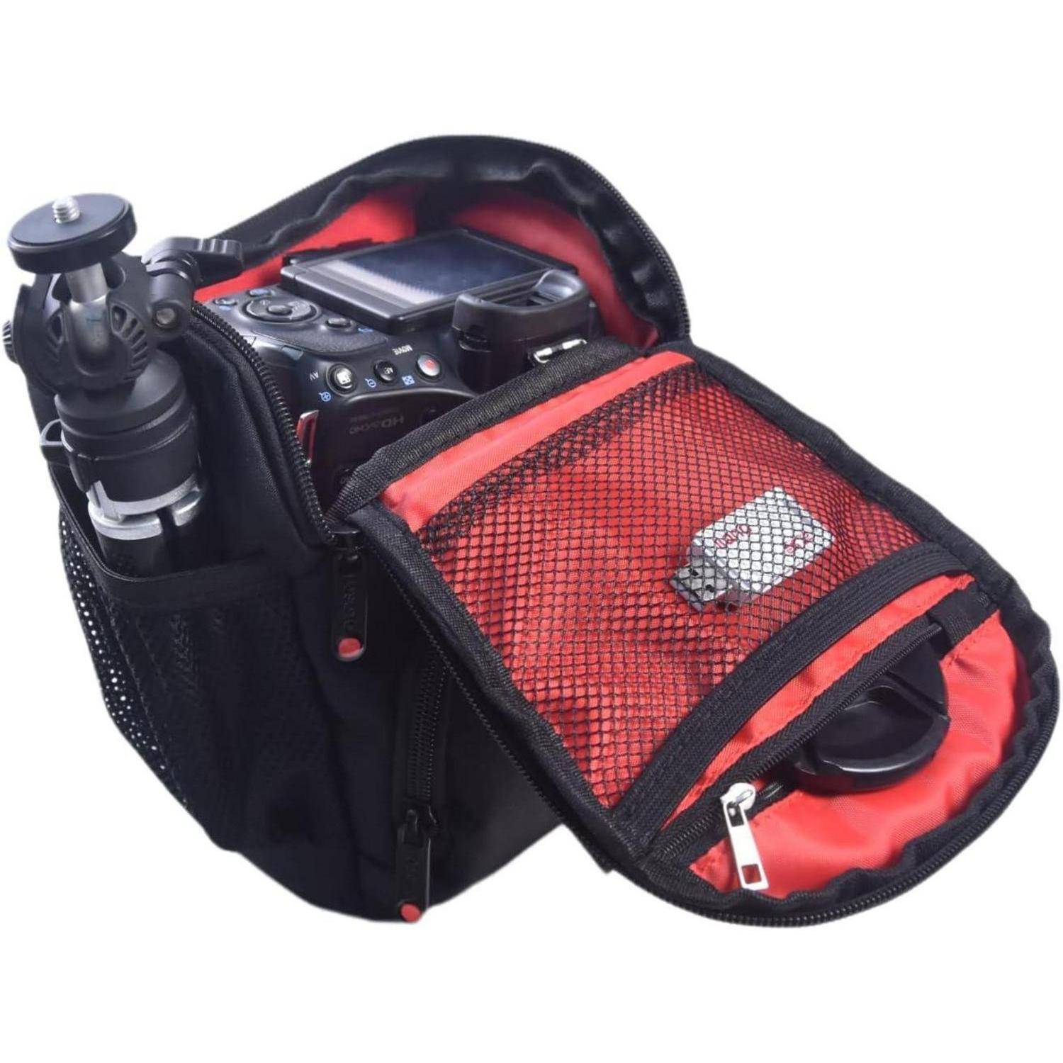 Tragbare DSLR/SLR Kameratasche mit Schultergurt Regenhülle, Canon