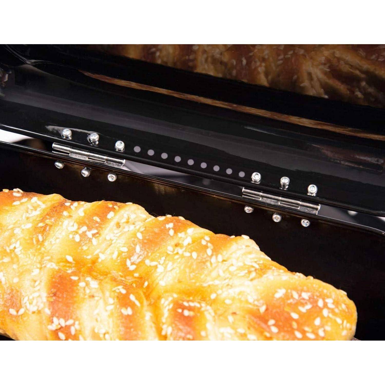 Brotkasten mit Deckel, Große Knäckebrot Box aus Metall, Brot und Kekse