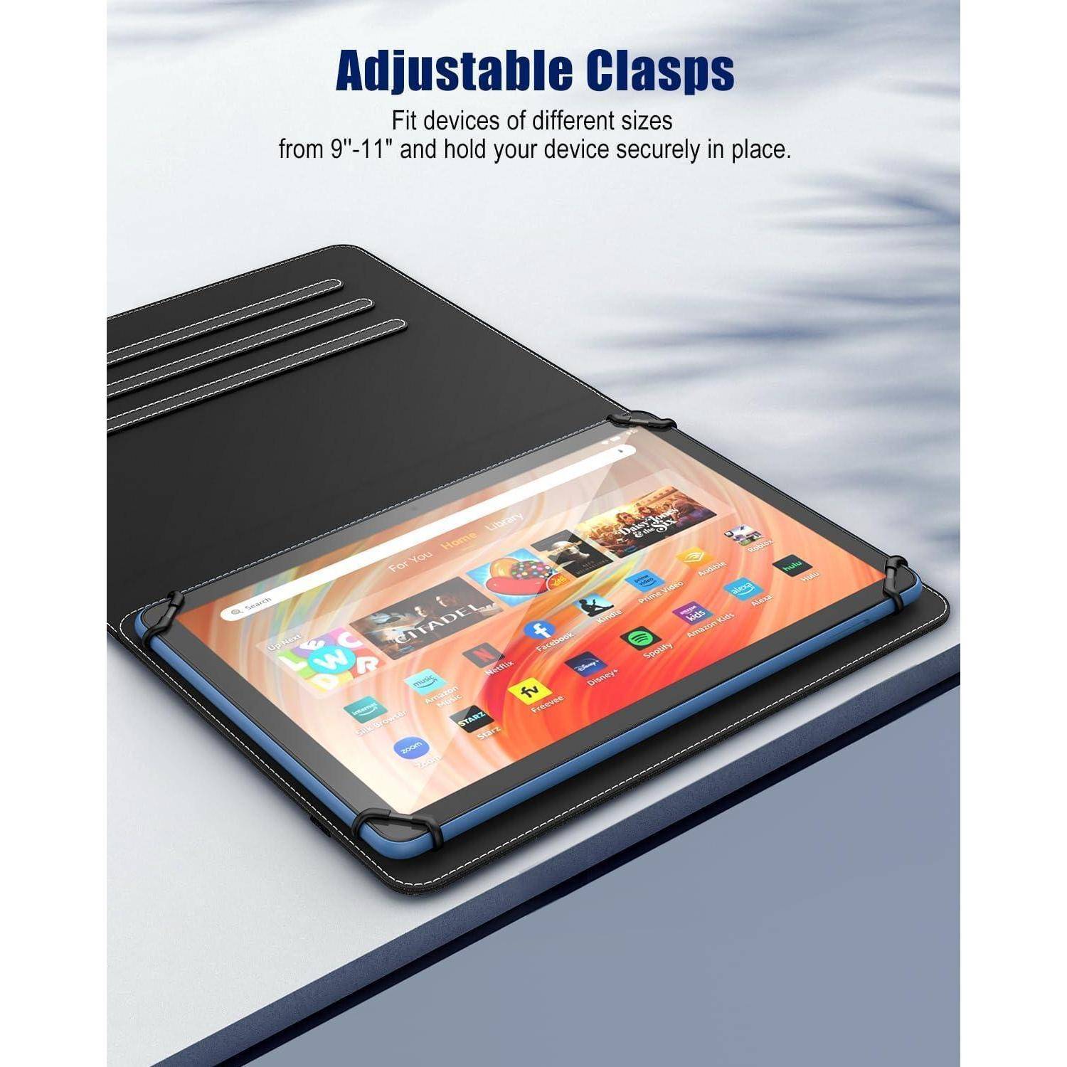 Universal Tablet Hülle 9-11 Zoll 360° Ständer Schutzhülle Stifttasche
