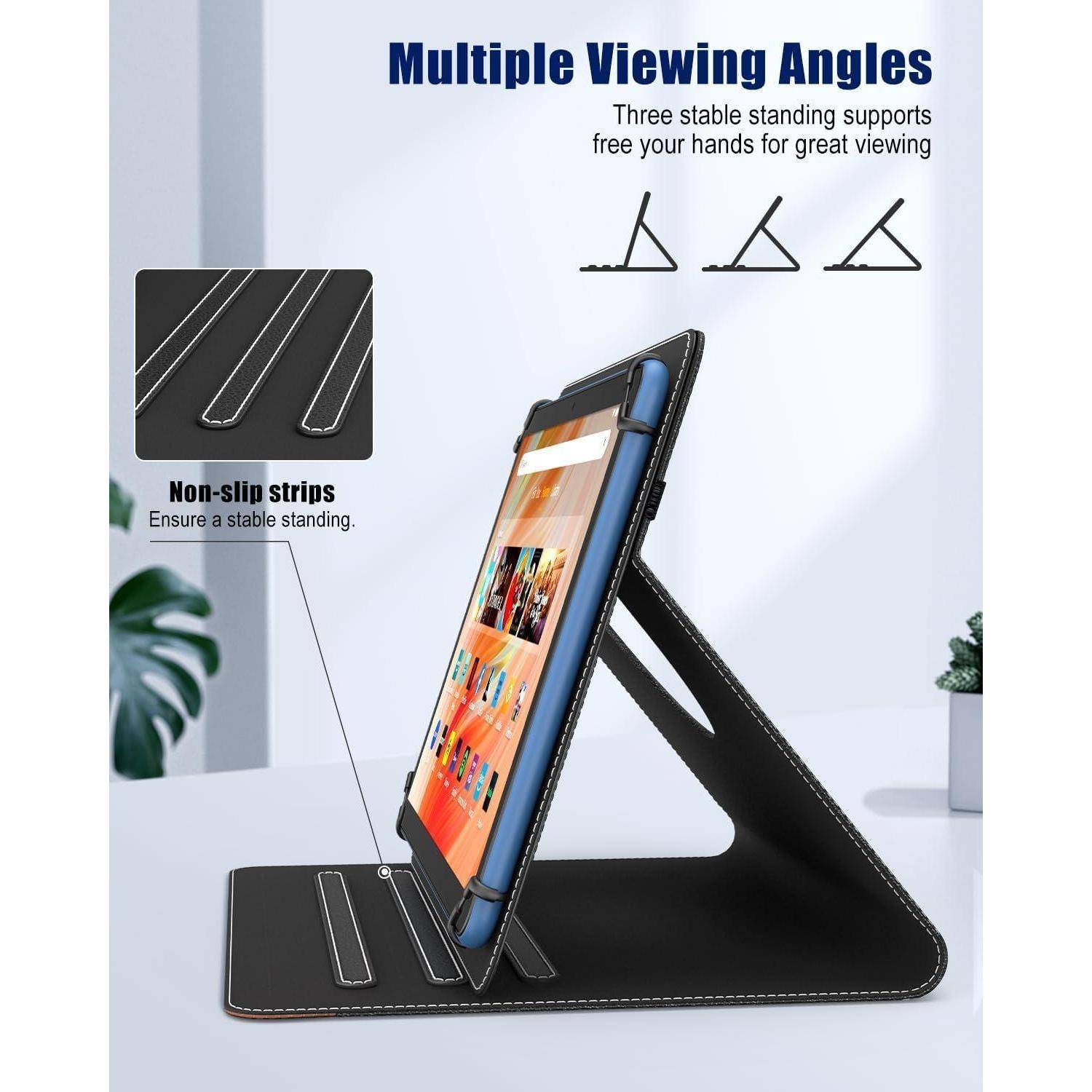 Universal Tablet Hülle 9-11 Zoll 360° Ständer Schutzhülle Stifttasche