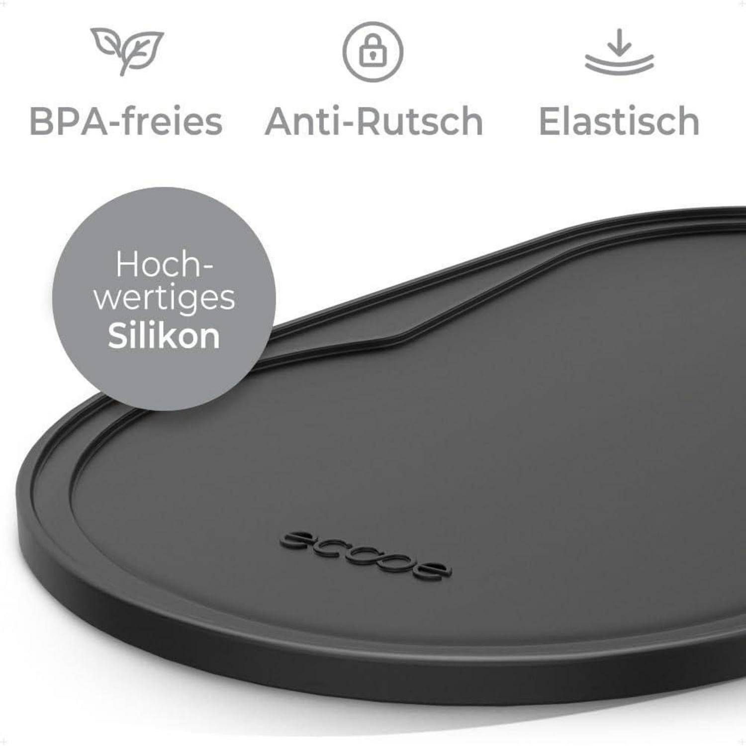 BPA-frei, rutschfest, elastisch' Hochwertige Silikonmatte von ecoccs, geeignet als pflegeleichtes Küchenzubehör.