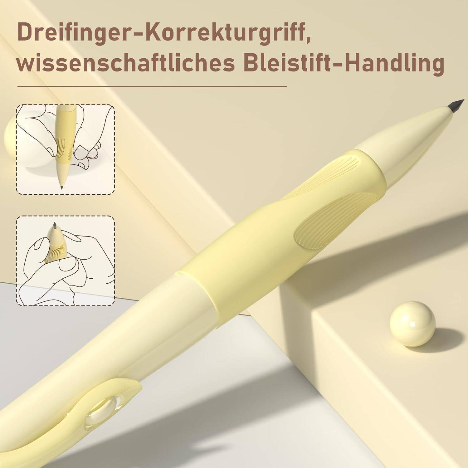 Ergonomisches Druckbleistift-Set Kinder 4 niedliche Druckbleistifte