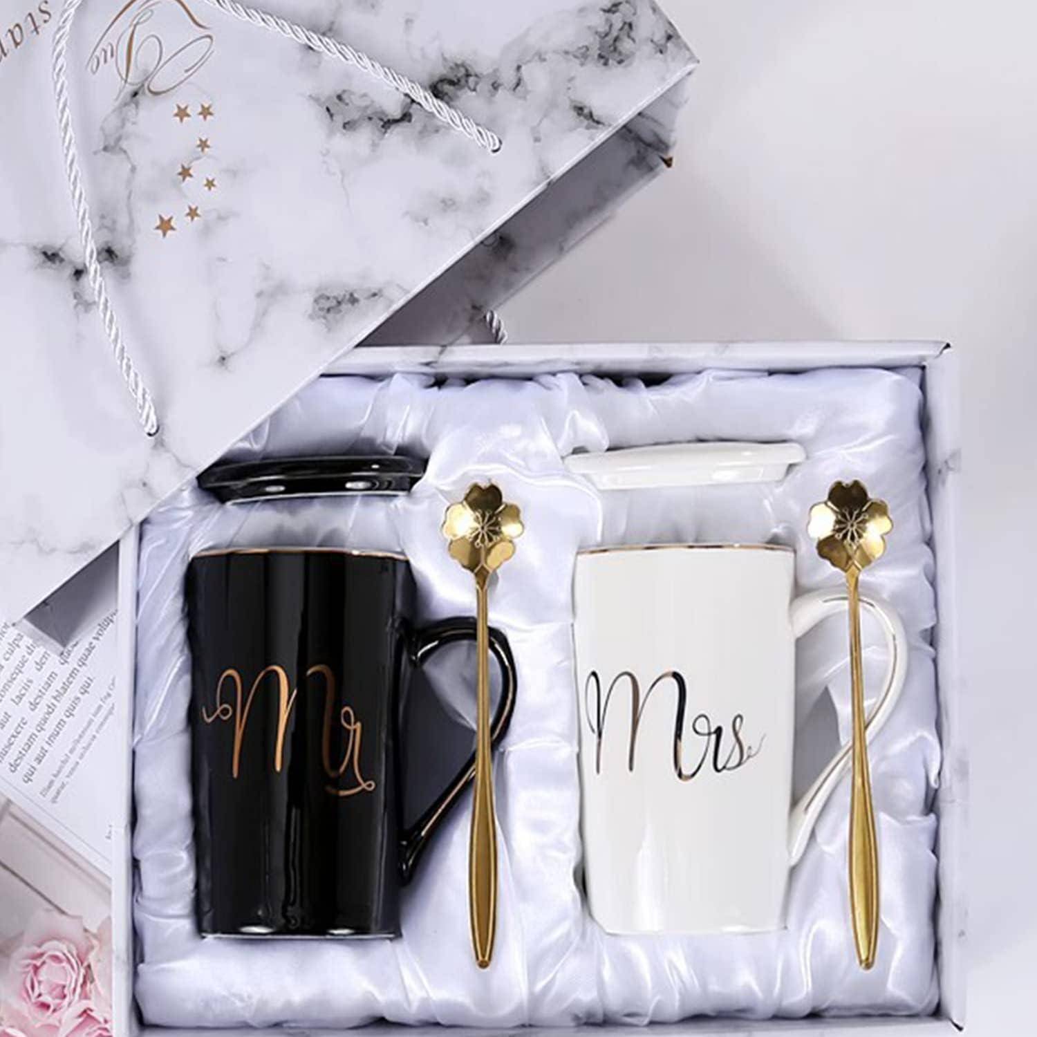 Mr und Mrs Tassen Geschenk 2 St. Hochzeit Valentinstag Jahrestag