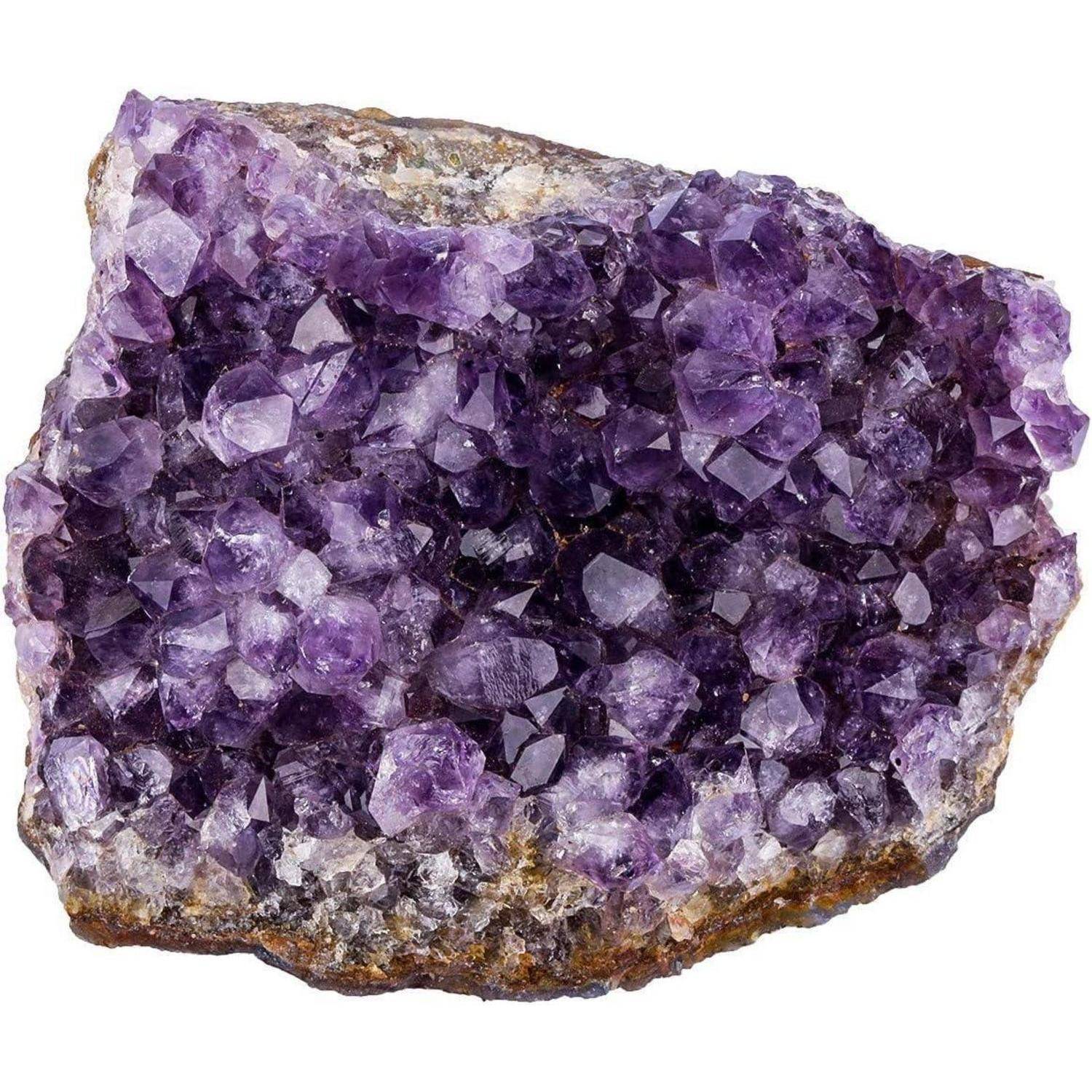 Natürlicher Amethyst Drusensegment Rohstück Fengshui Deko