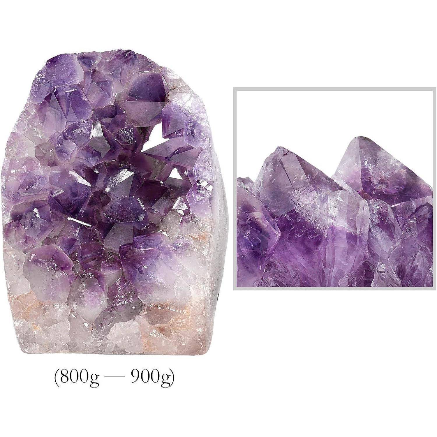 Natürlicher Amethyst Cluster Deko-Stein 800-900g