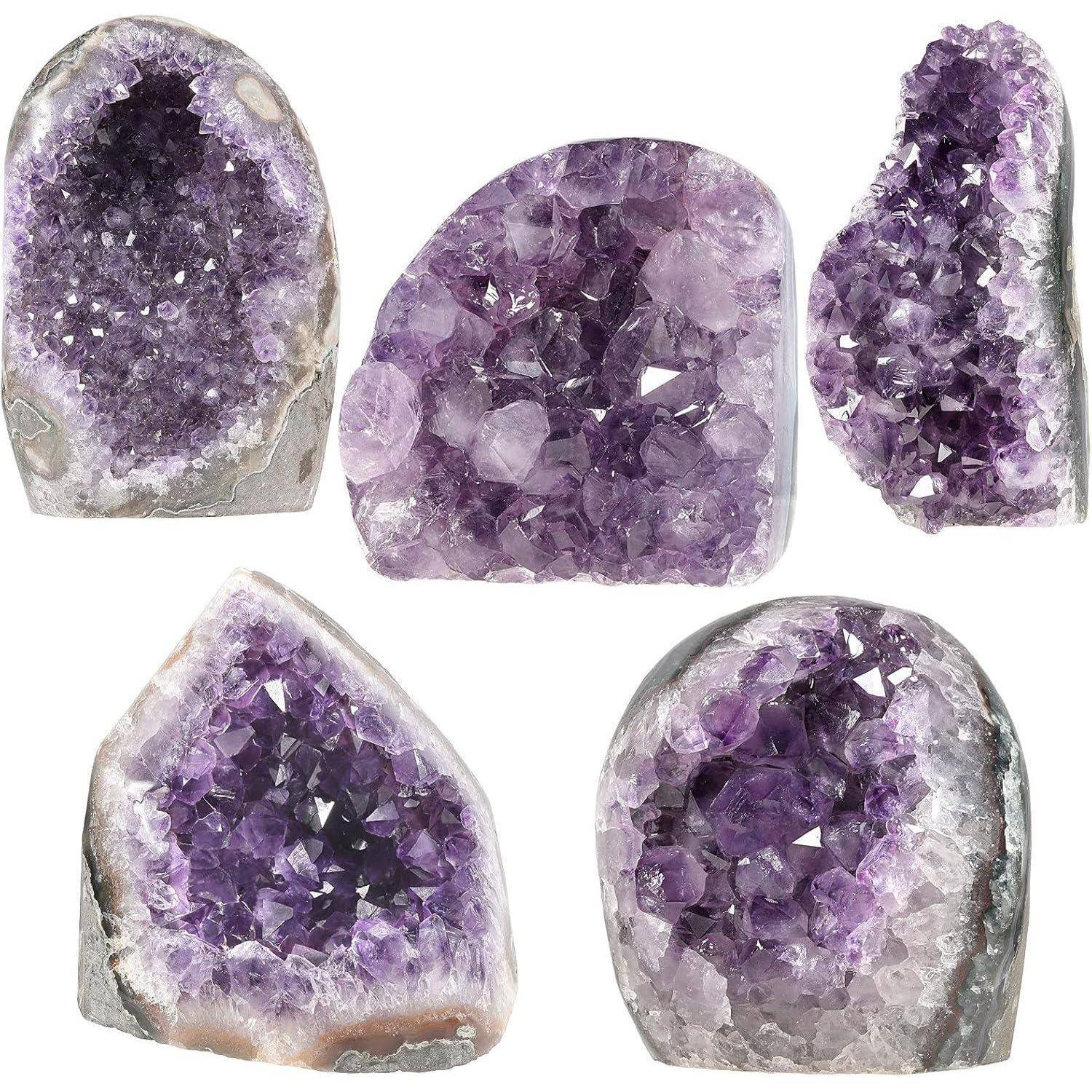 Natürlicher Amethyst Cluster Deko-Stein 800-900g