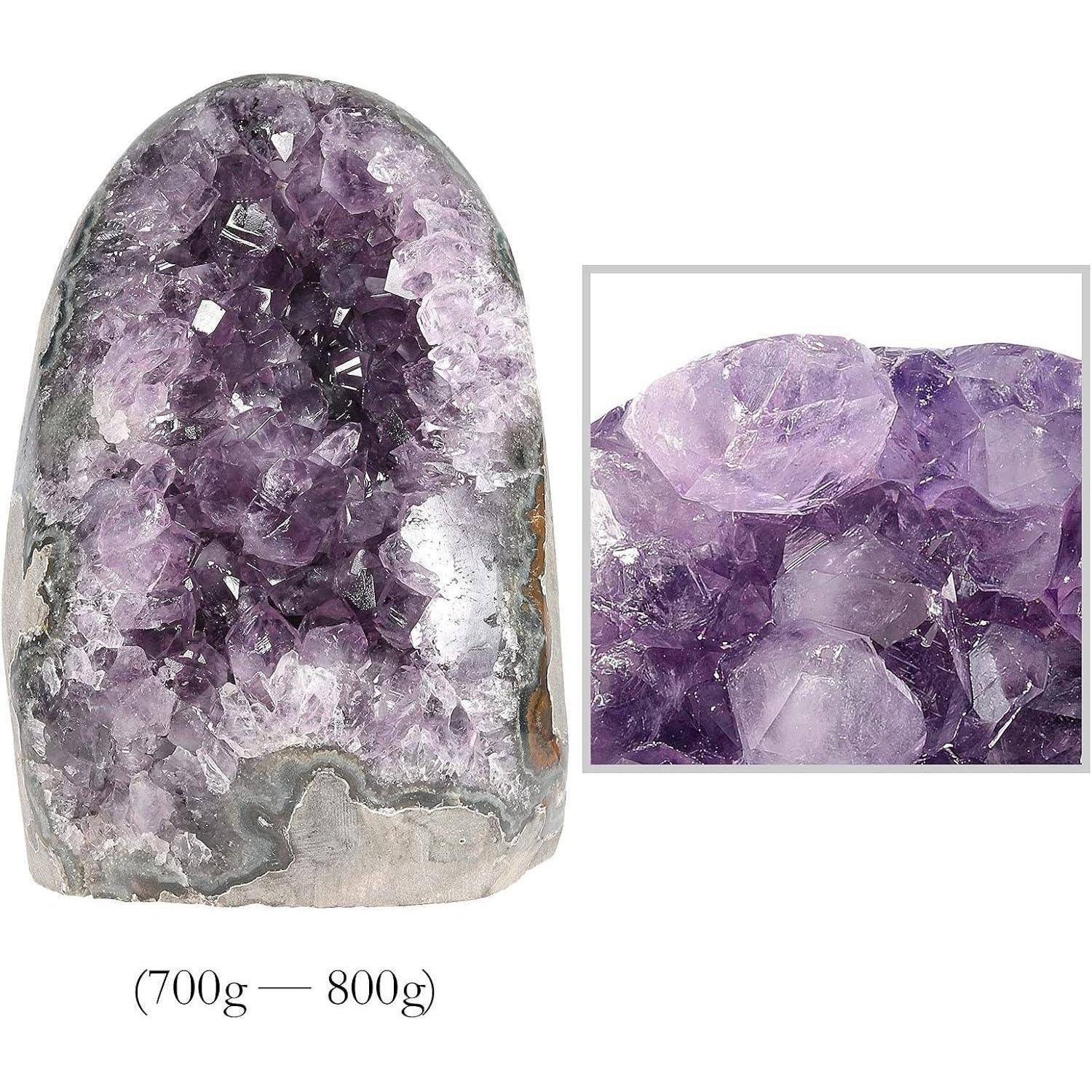 Natürlicher Amethyst Druse Cluster 700-800g Fengshui Reiki Deko