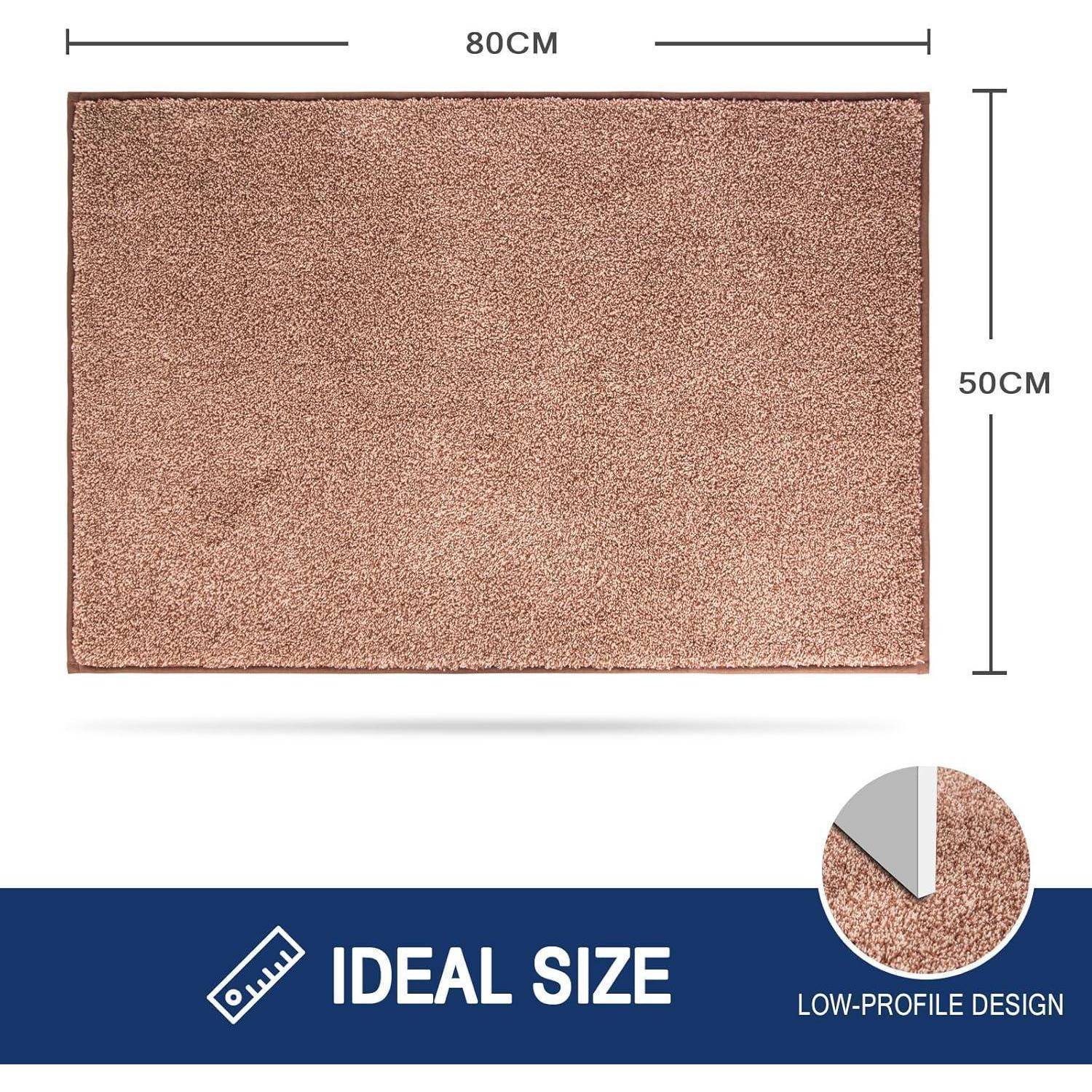 Fußmatte - Ideale Größe: 80cm x 50cm, Flaches Design