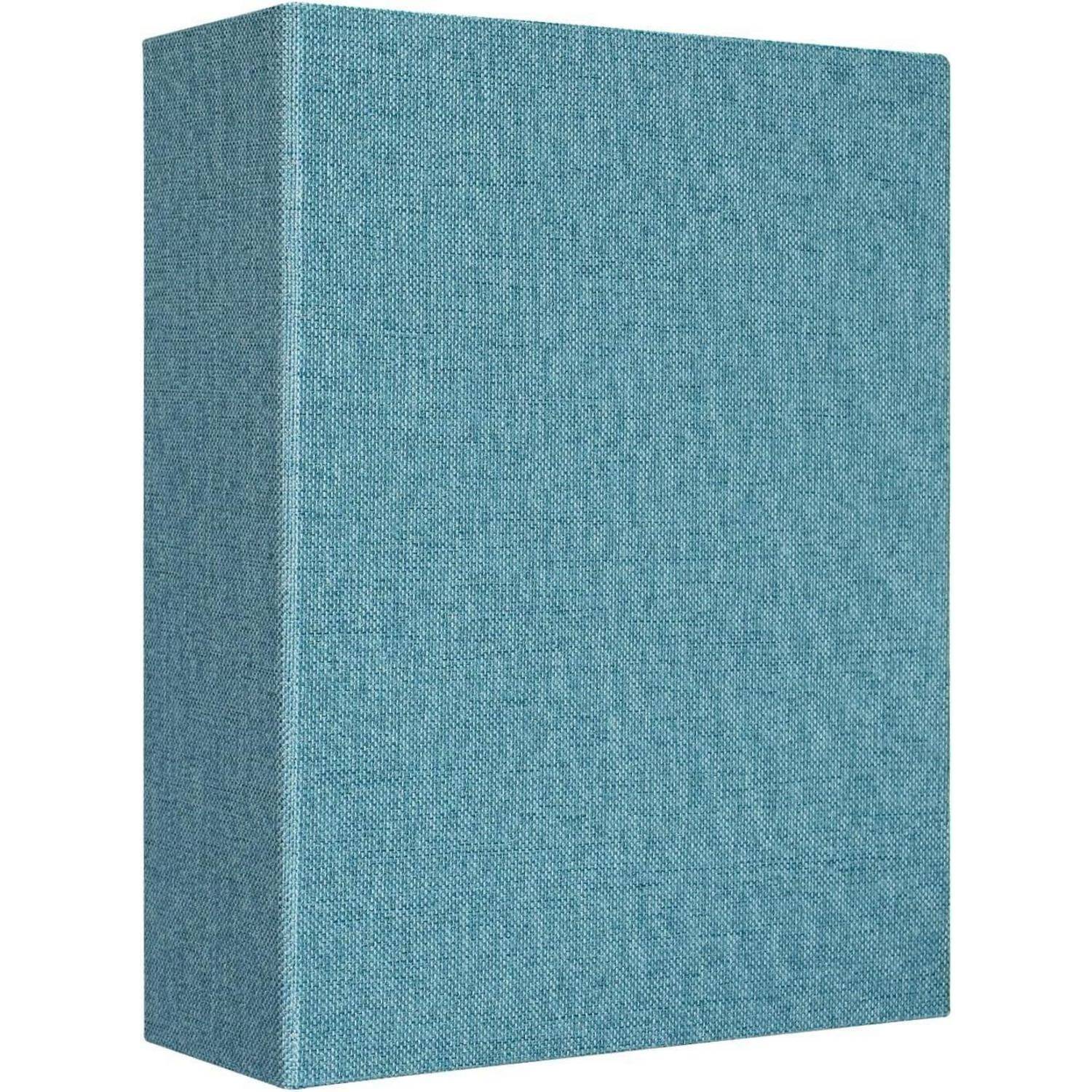 Einsteck-Fotoalbum 10x15 mit 100 schwarzen Seiten Kapazität für