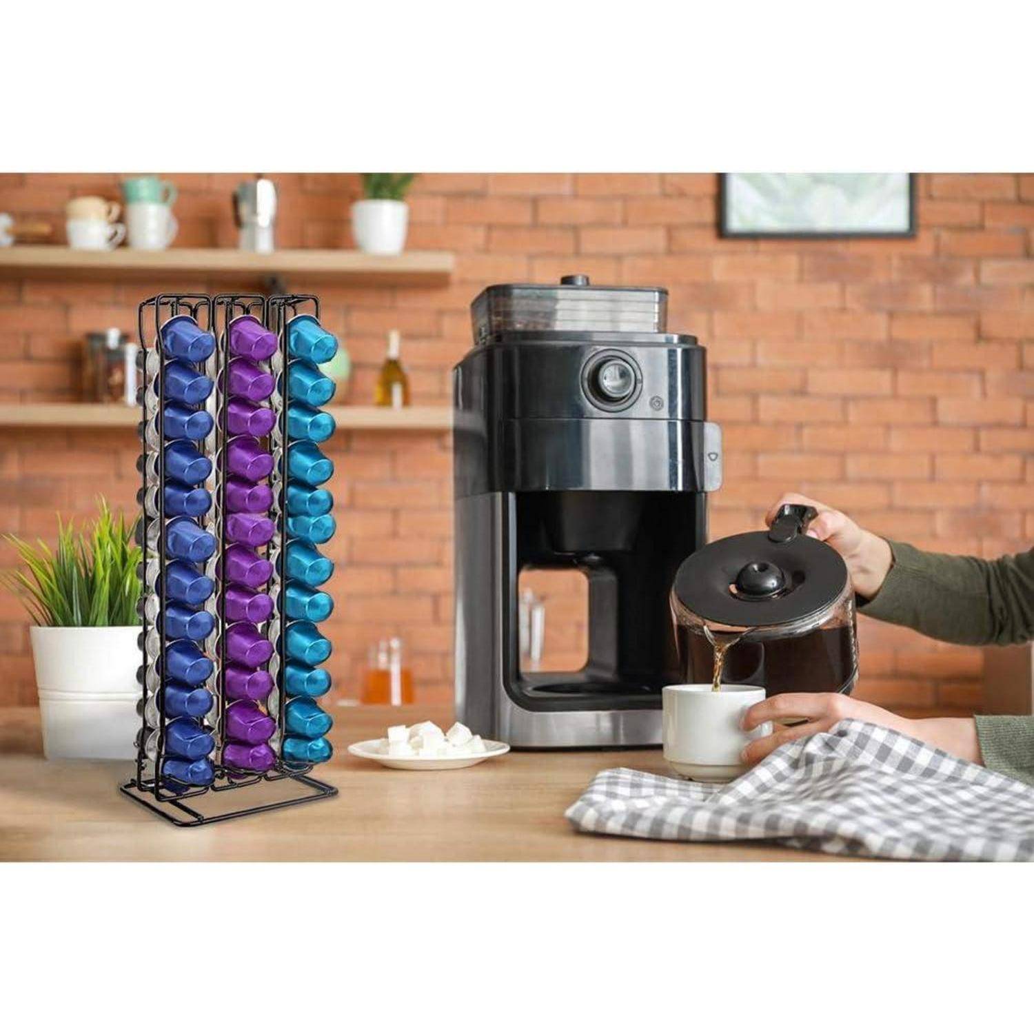 Kapselhalter für 60 Nespresso KaffeeKapseln Metall Stand