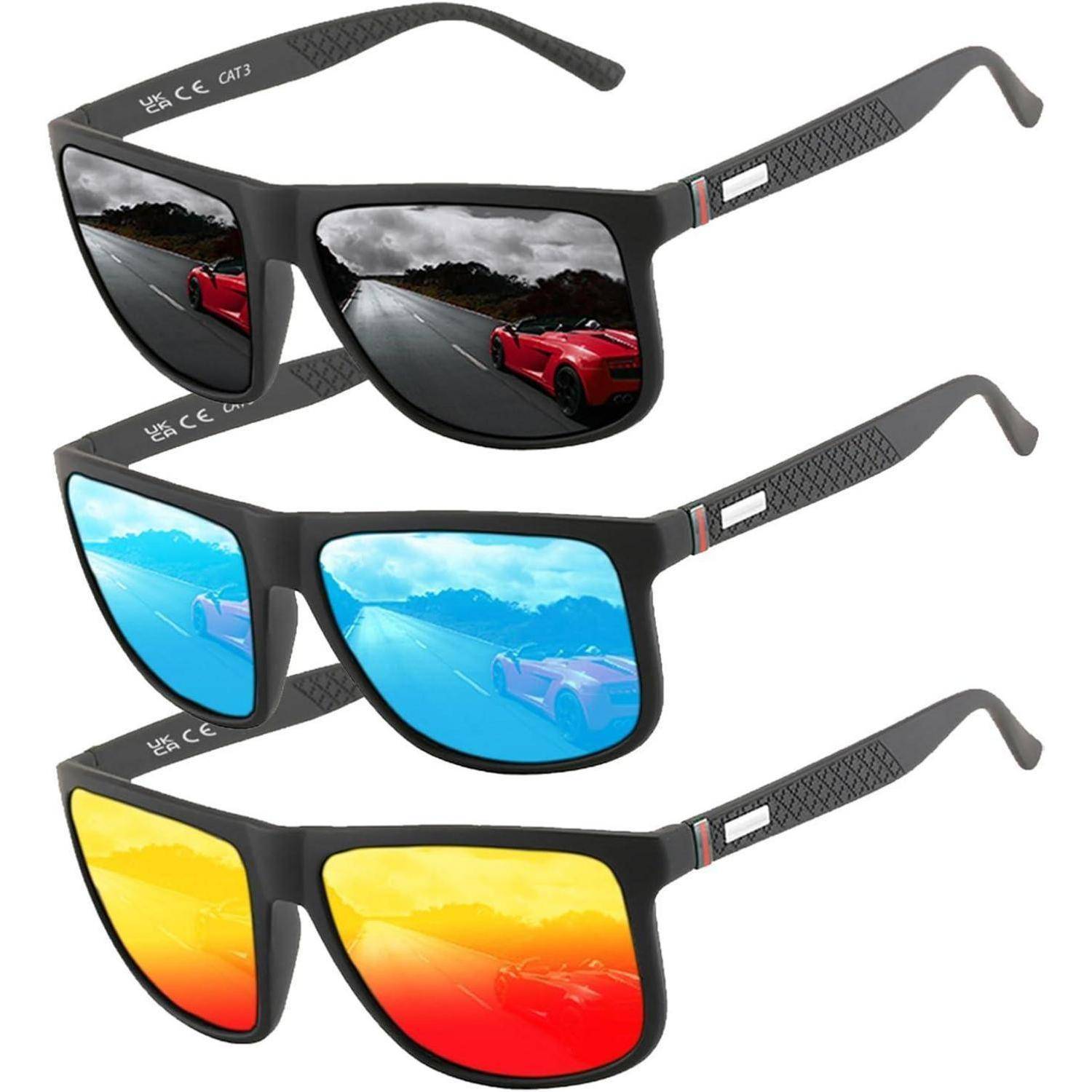 Polarisierte Sonnenbrille Herren/Damen Vintage Elegant HD-Pilotgläser