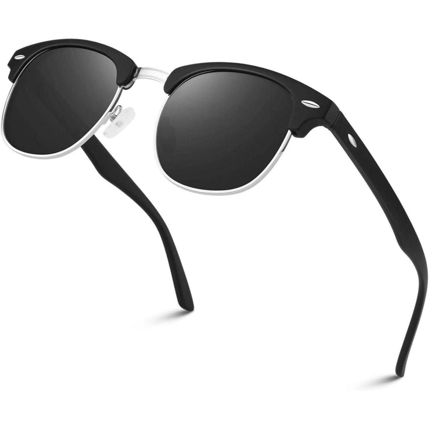 Polarisierte Sonnenbrille Retro Klassisch UV400 für Herren Damen
