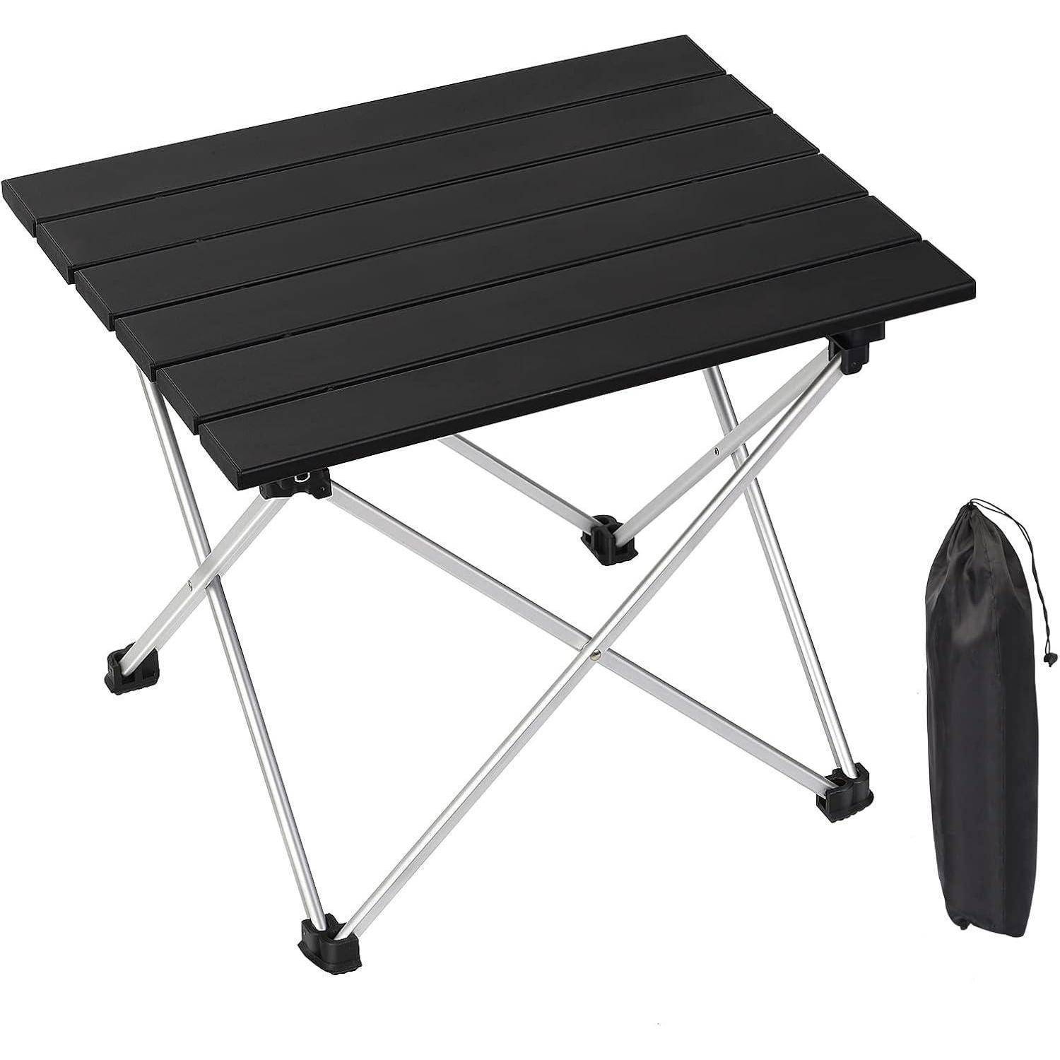 Tragbarer Campingtisch Klapptisch Aluminium mit Tragetasche für
