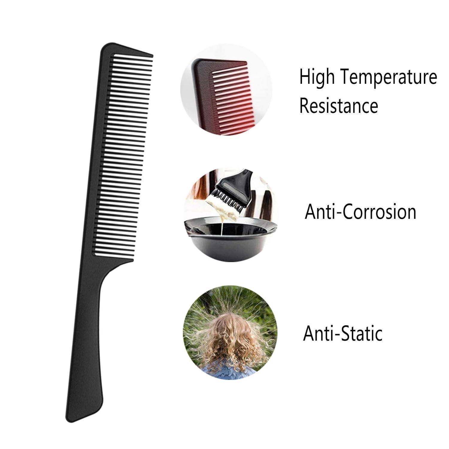 Carbon Kamm antistatisch hitzebeständig langlebiger Friseur Werkzeug