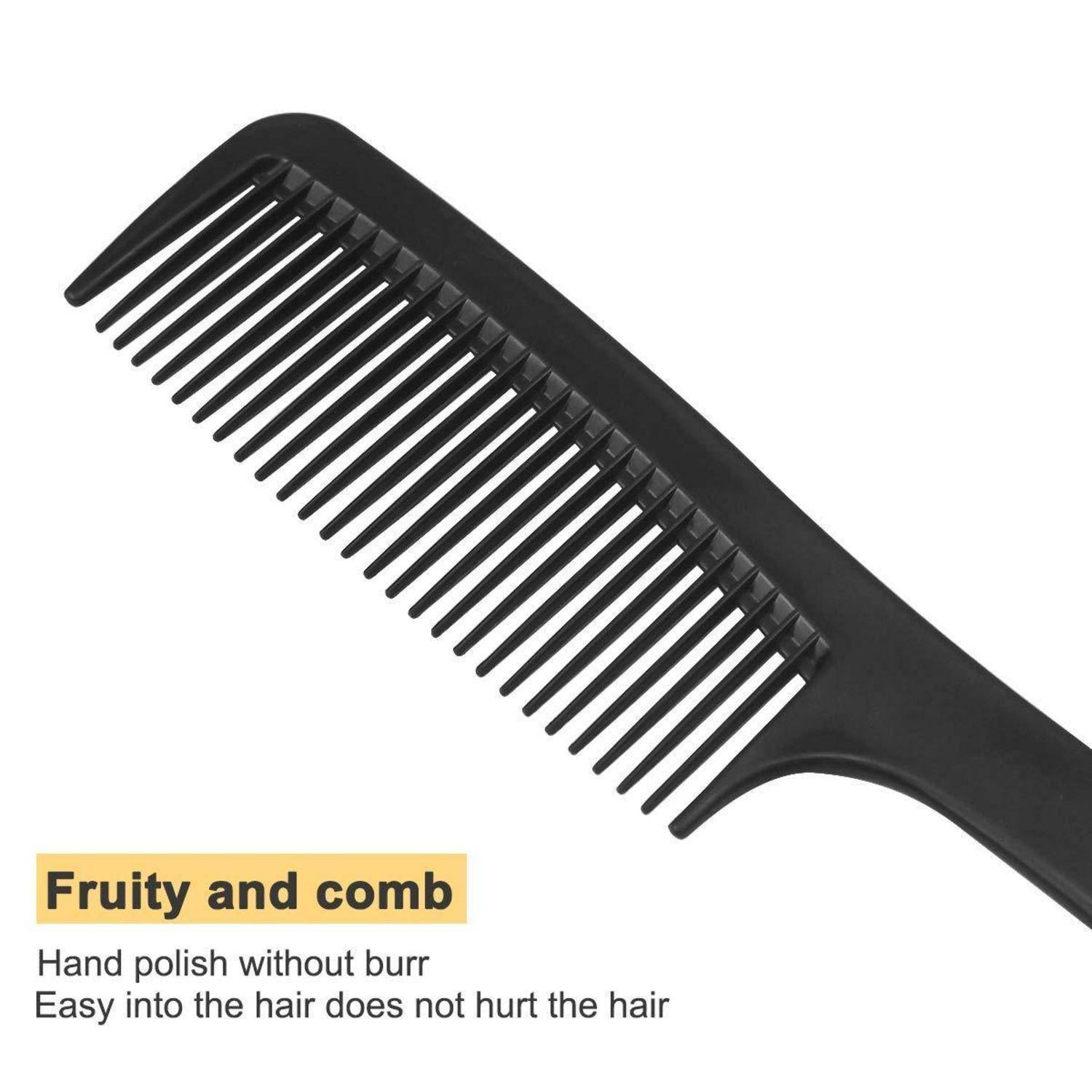 Hair Styling Kämme 10Pcs Profi Friseur Haar Zubehör Set Tragbar Tasche