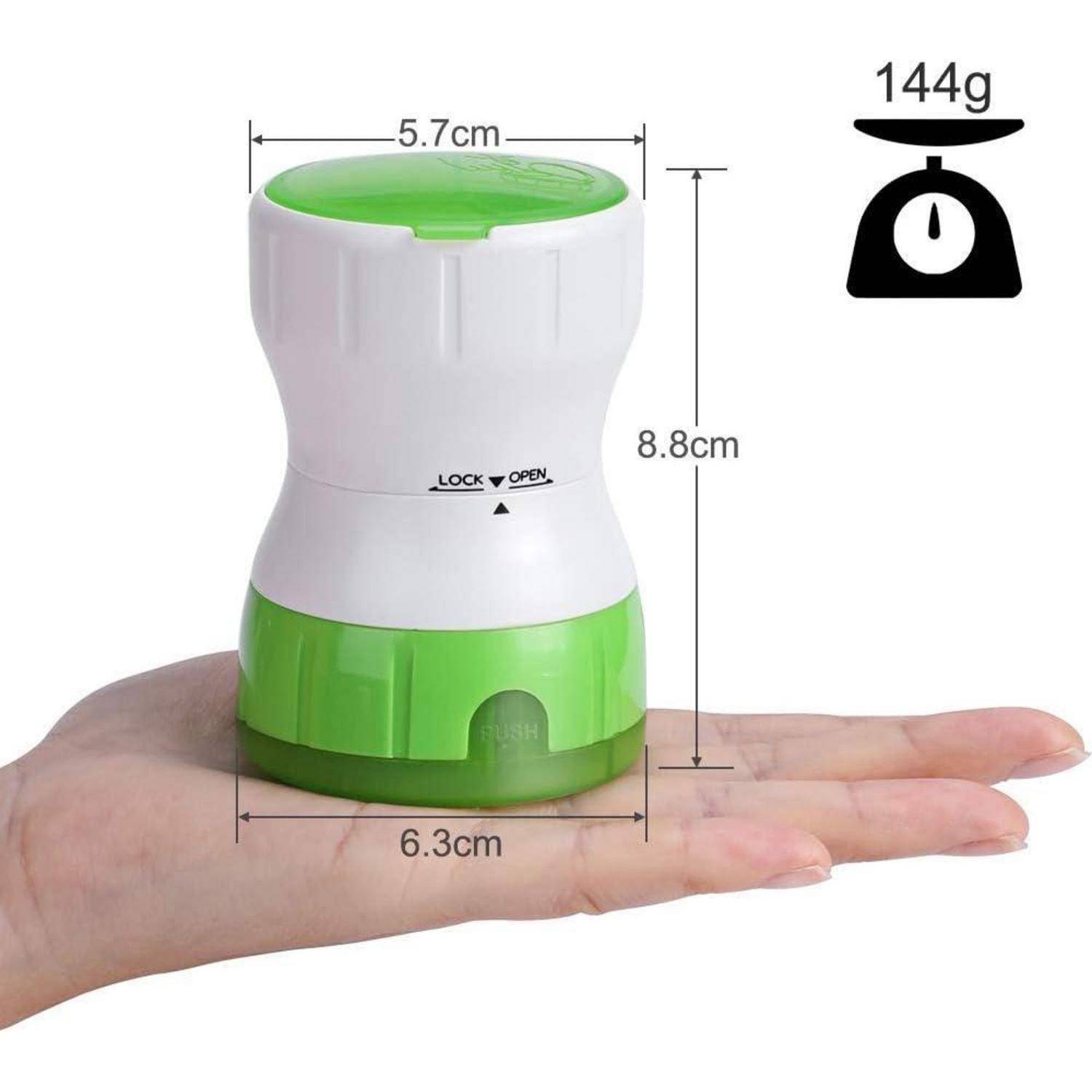 Tablettenmörser mit Depotfach Keramik Zerkleinerer Grinder